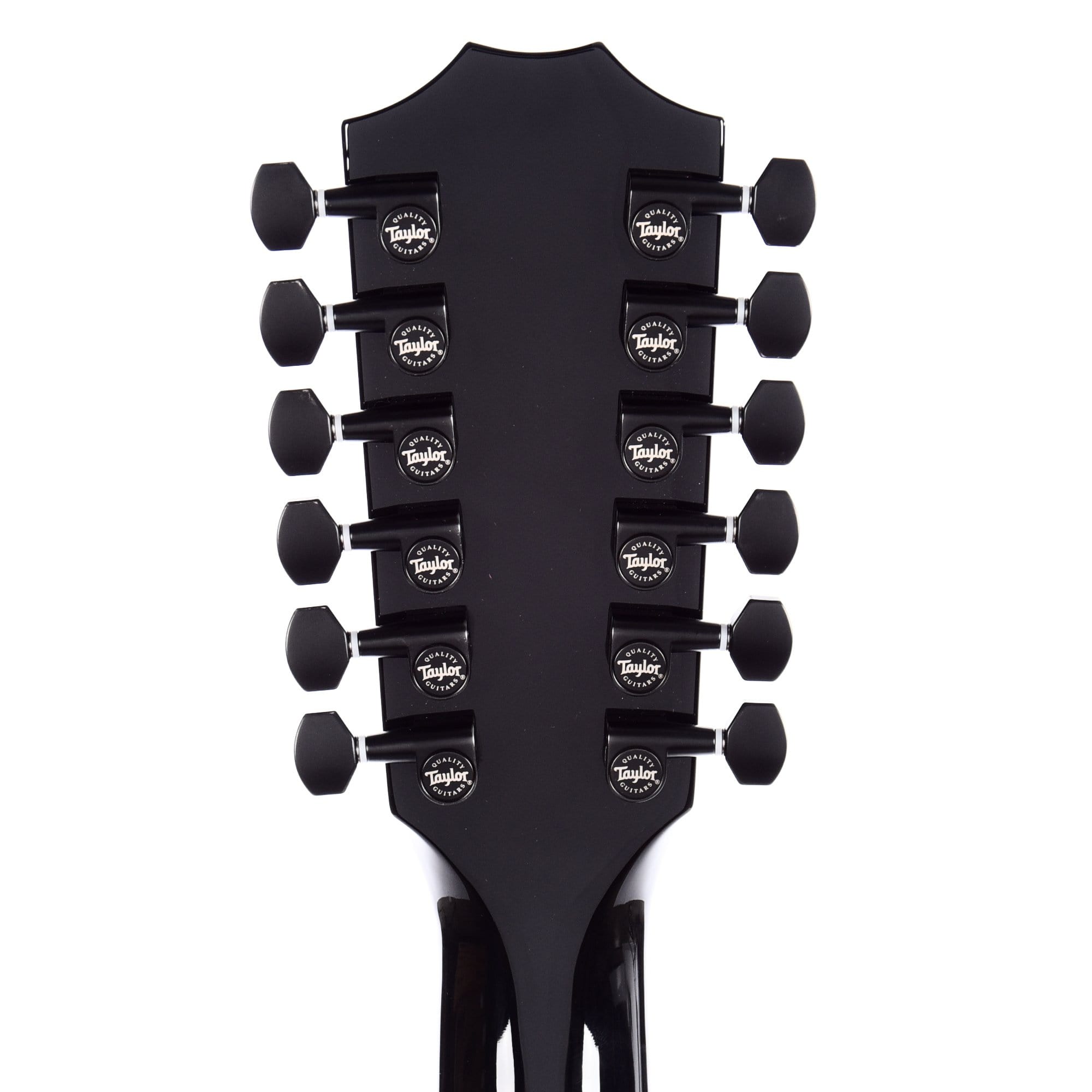 Taylor 250ce-BLK Deluxe 12-String Dreadnought Sitka/Maple Black ES2 Acoustic Guitars / 12-String