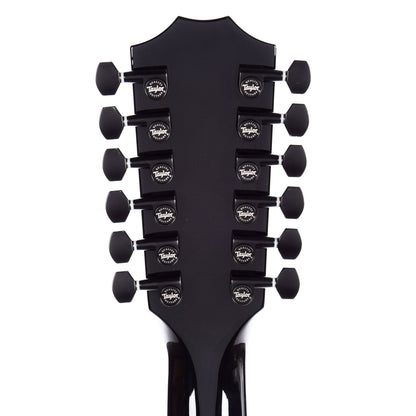 Taylor 250ce-BLK Deluxe 12-String Dreadnought Sitka/Maple Black ES2 Acoustic Guitars / 12-String