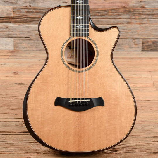 Taylor Builder's Edition 652ce 12-String Grand Concert Torrefied Spruce/Big Leaf Maple Natural ES2 Acoustic Guitars / 12-String