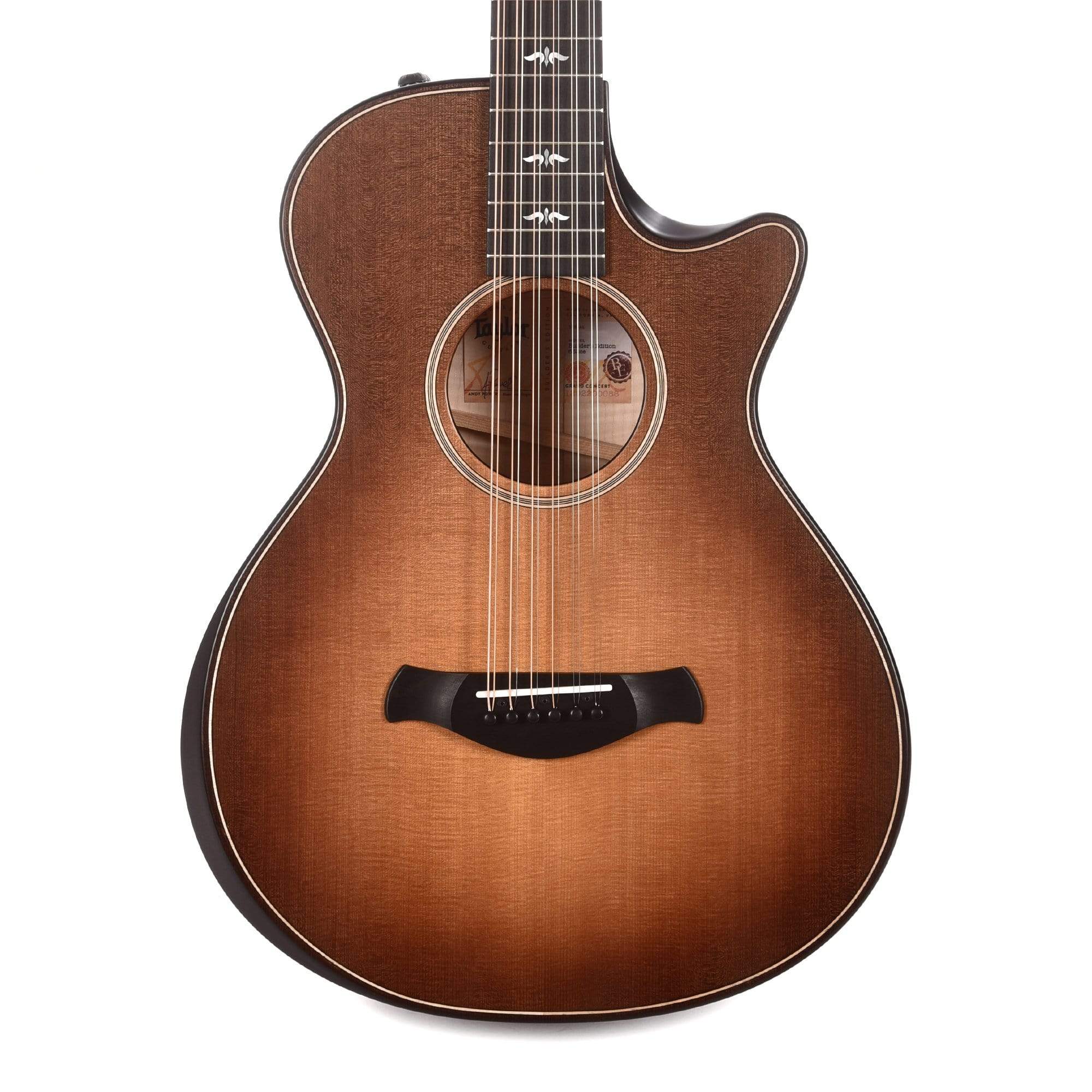 Taylor Builder's Edition 652ce 12-String Grand Concert Torrefied Spruce/Big Leaf Maple Wild Honey Burst ES2 Acoustic Guitars / 12-String