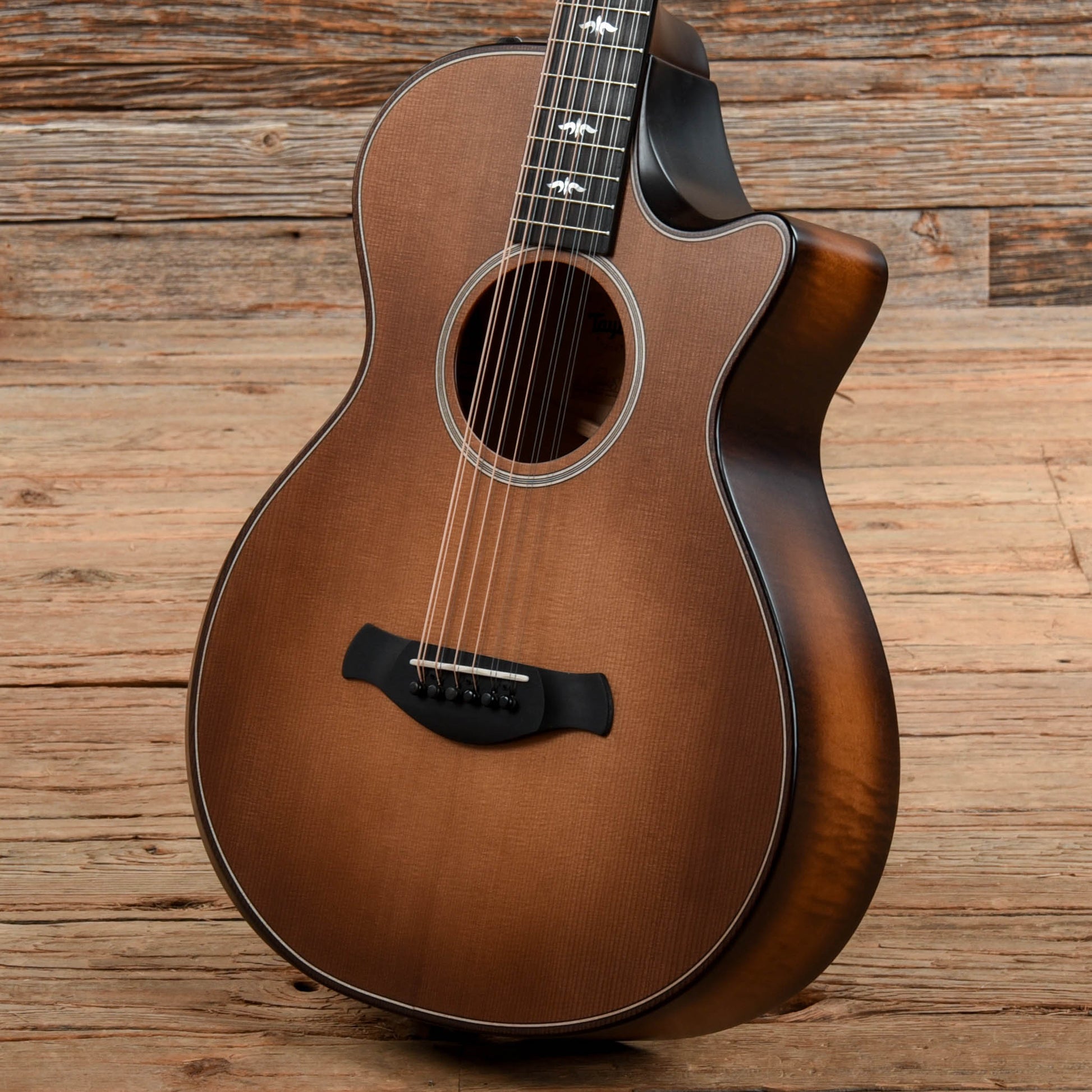 Taylor Builder's Edition 652ce 12-String Grand Concert Torrefied Spruce/Big Leaf Maple Wild Honey Burst ES2 Acoustic Guitars / 12-String