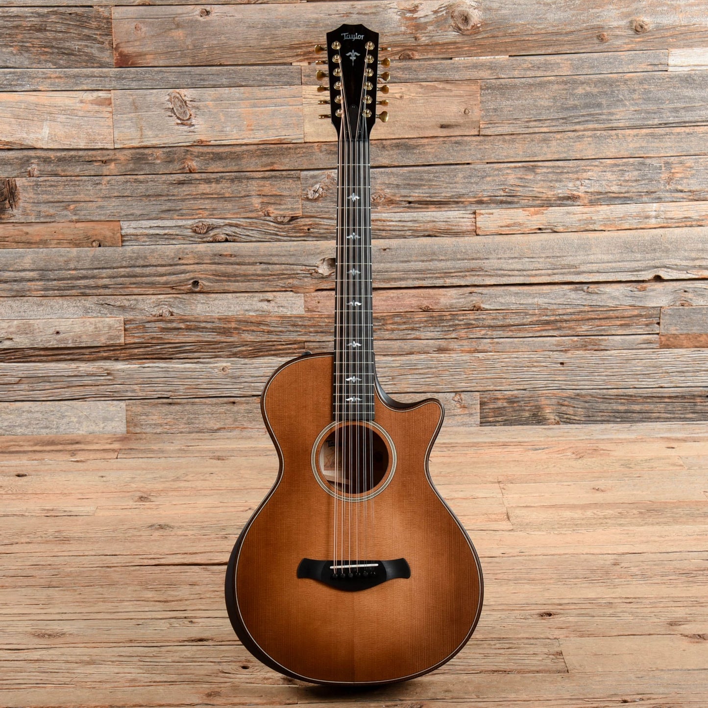Taylor Builder's Edition 652ce 12-String Grand Concert Torrefied Spruce/Big Leaf Maple Wild Honey Burst ES2 Acoustic Guitars / 12-String
