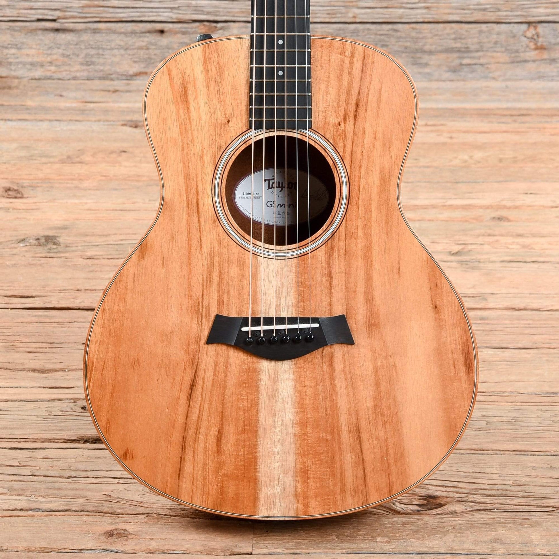 Taylor GS Mini-e Solid Koa Top Natural 2016 Acoustic Guitars / Built-in Electronics,Acoustic Guitars / Mini/Travel