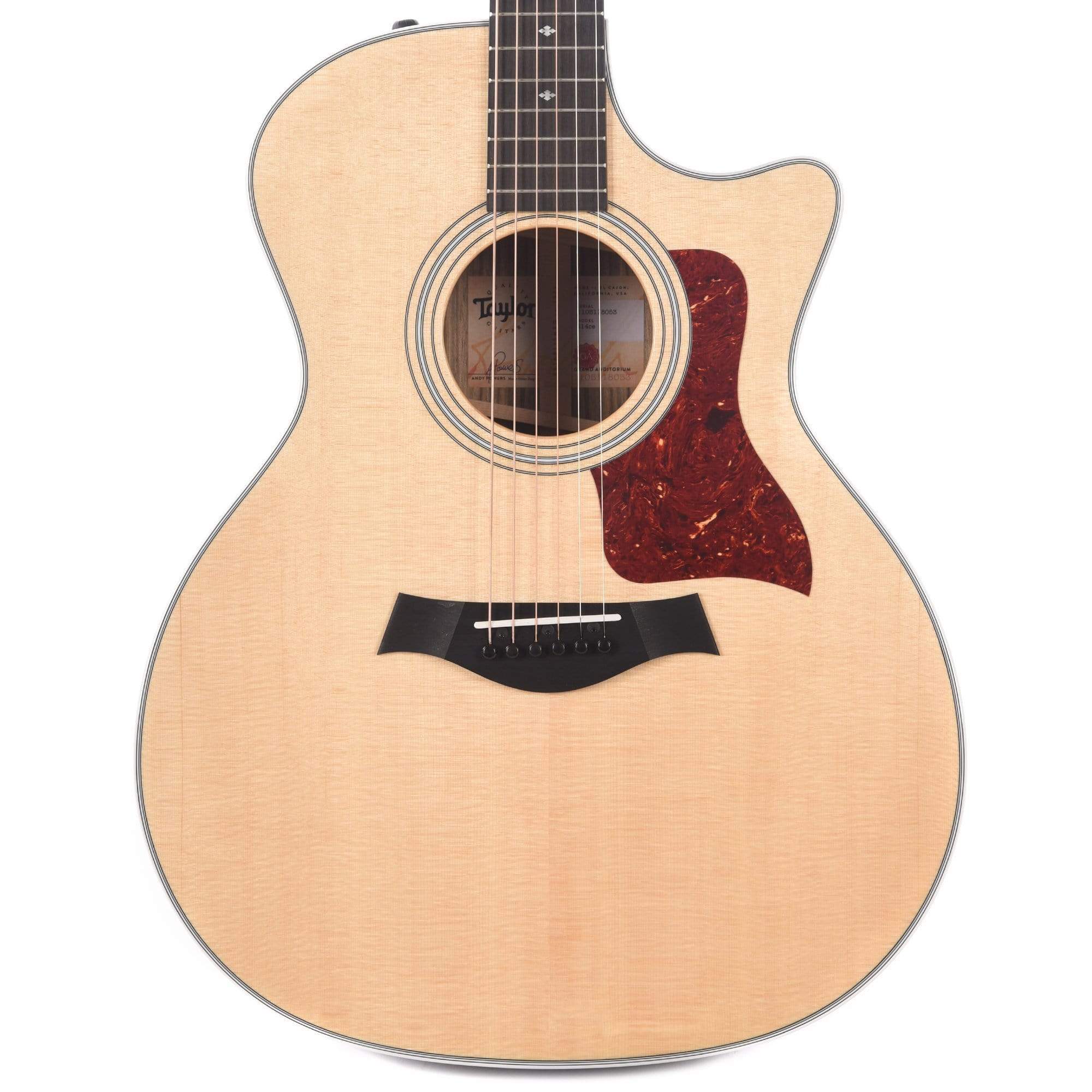 Taylor 414ce Grand Auditorium Sitka Spruce/Ovangkol Natural w/V-Class Bracing & ES2 Acoustic Guitars / Built-in Electronics