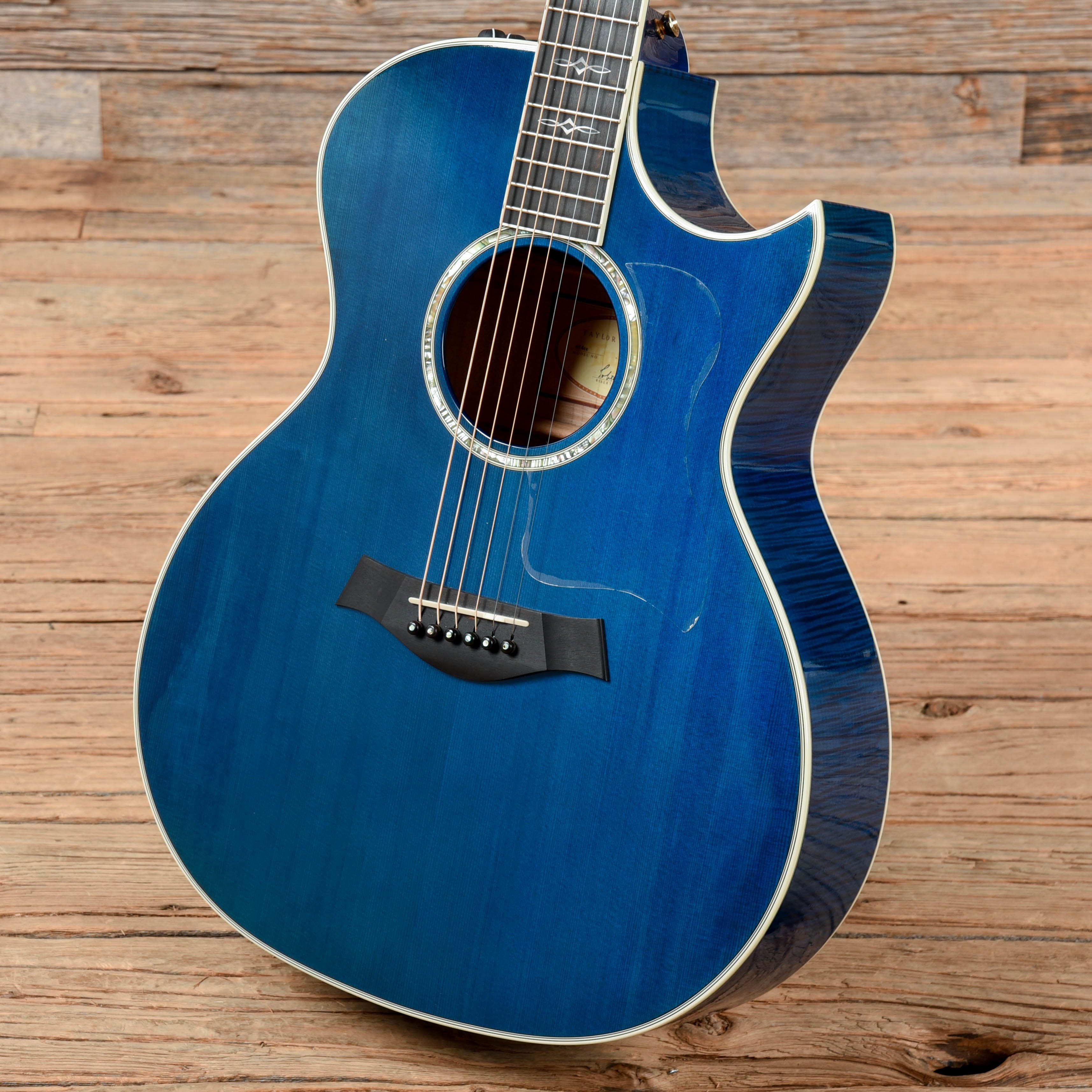 Taylor 614ce Blue 2012 Acoustic Guitars / Built-in Electronics