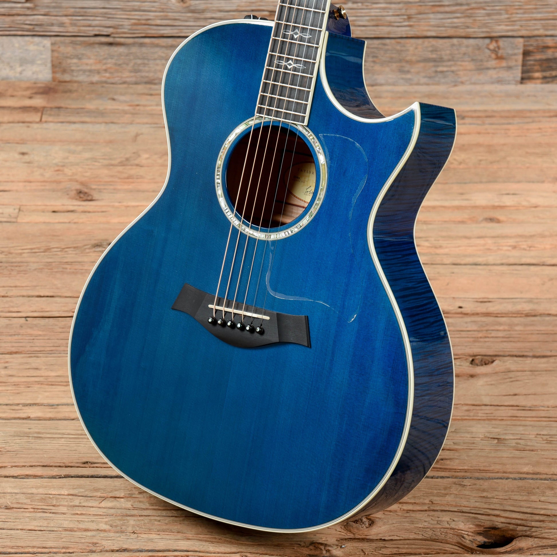 Taylor 614ce Blue 2012 Acoustic Guitars / Built-in Electronics