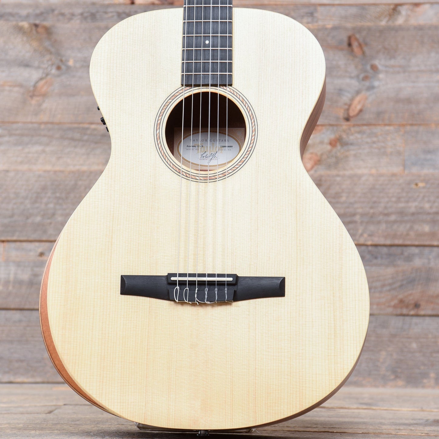 Taylor Academy 12e-N Lutz Spruce/Layered Sapele Grand Concert Nylon String w/ES-N Acoustic Guitars / Built-in Electronics