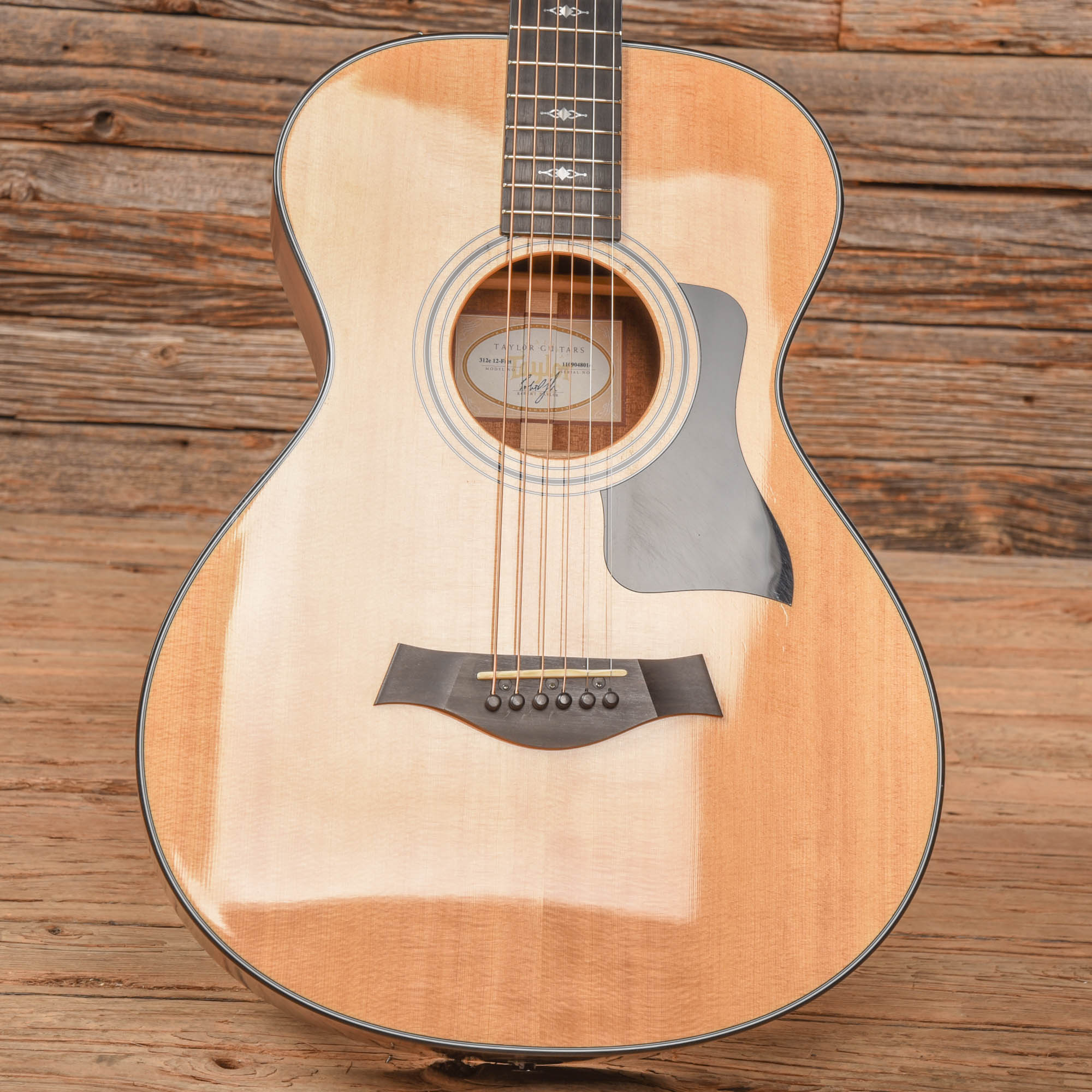 Taylor 312e 12-Fret Natural 2018 Acoustic Guitars / Concert