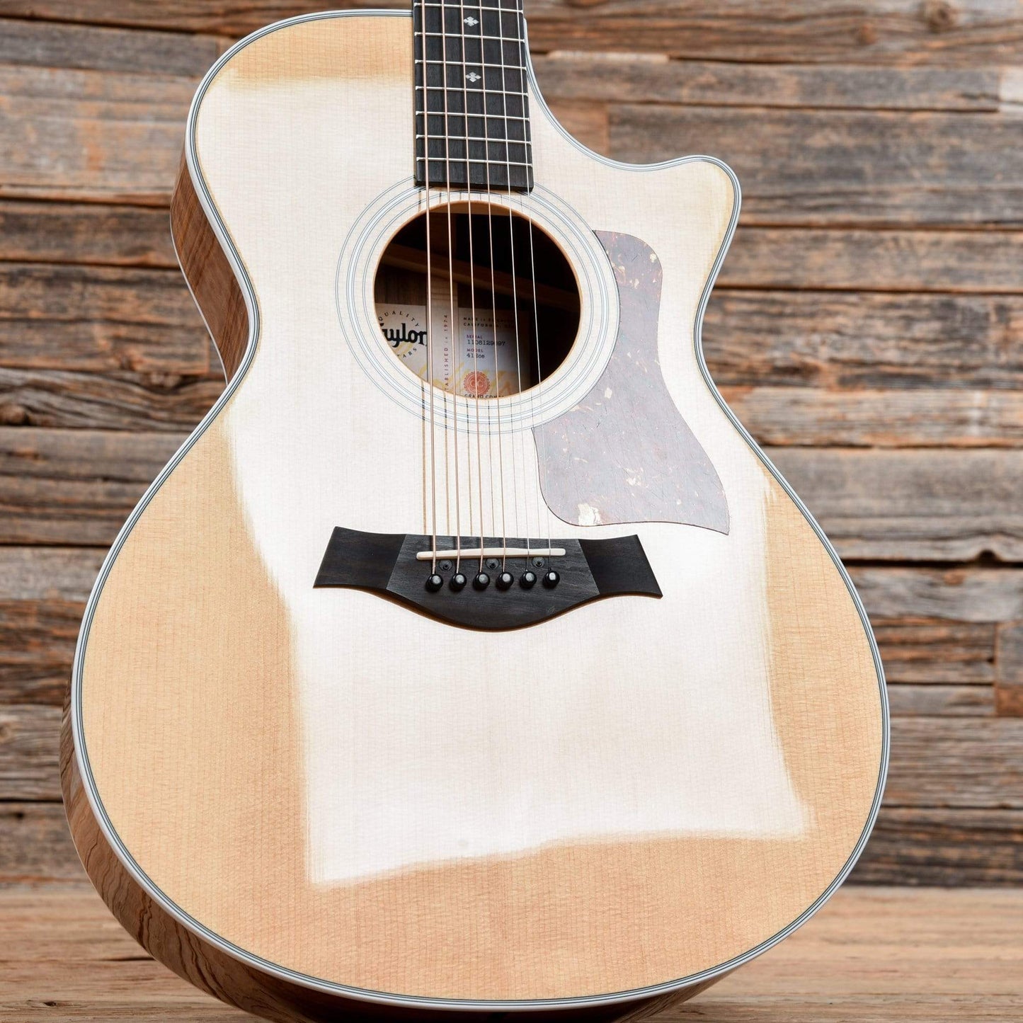 Taylor 412ce Grand Concert Sitka/Ovangkol ES2 w/V-Class Bracing Acoustic Guitars / Concert