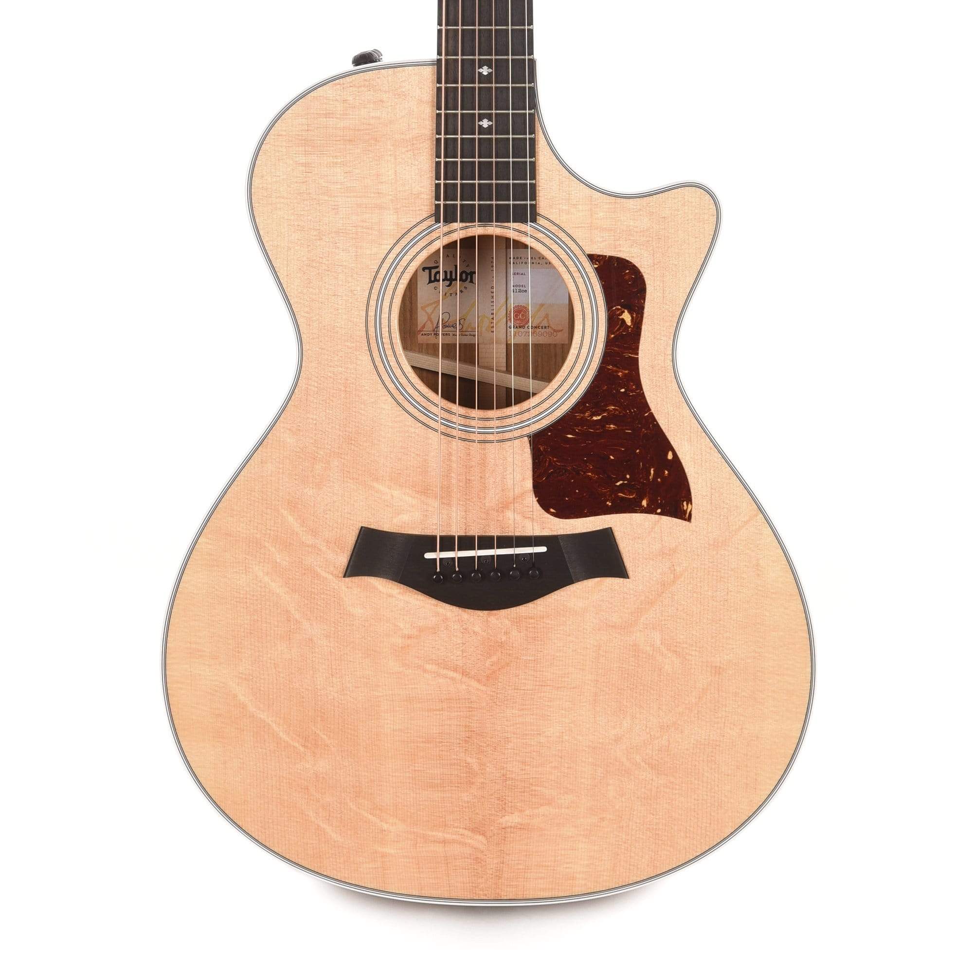 Taylor 412ce Grand Concert Sitka/Ovangkol ES2 w/V-Class Bracing Acoustic Guitars / Concert