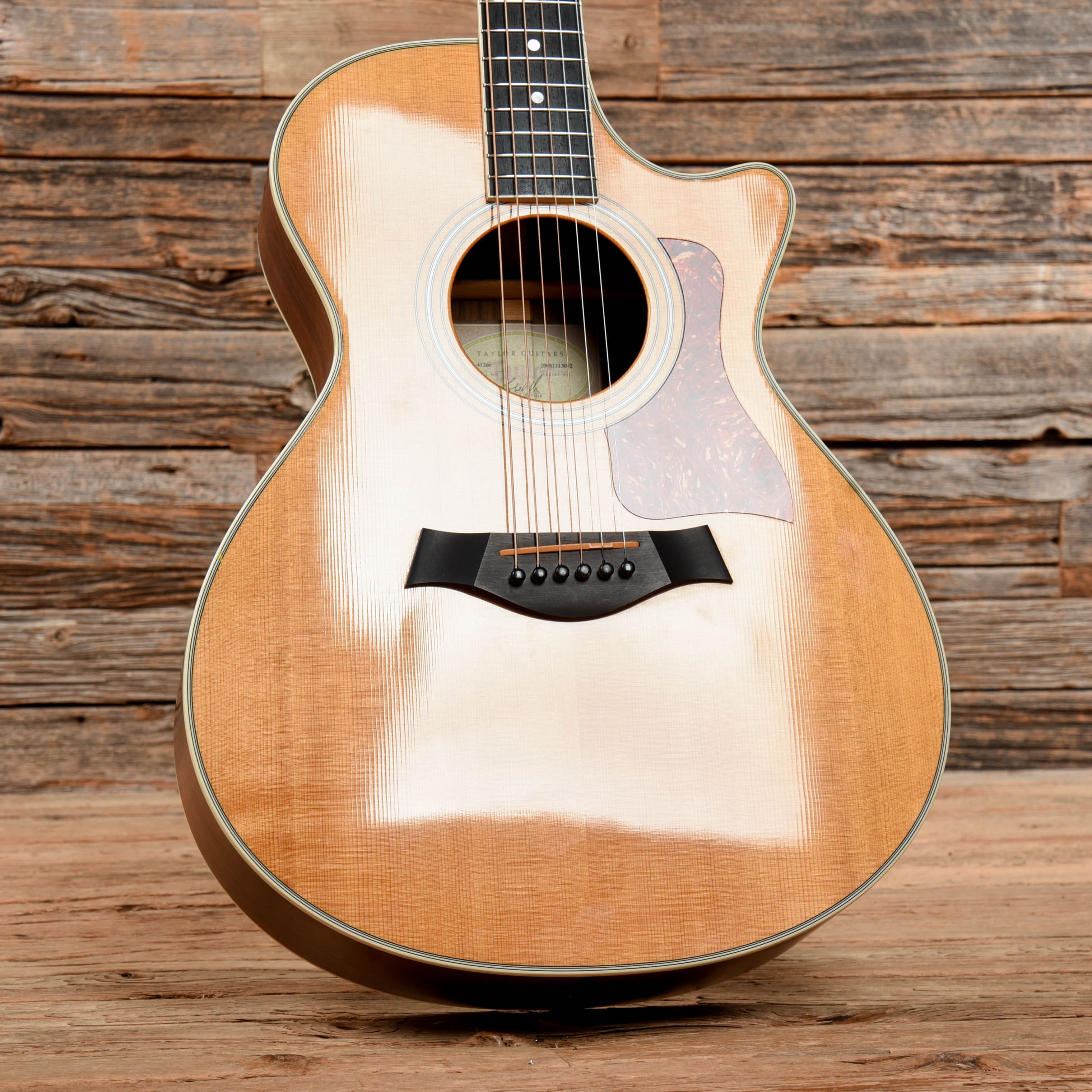 Taylor 412ce Natural 2008 Acoustic Guitars / Concert