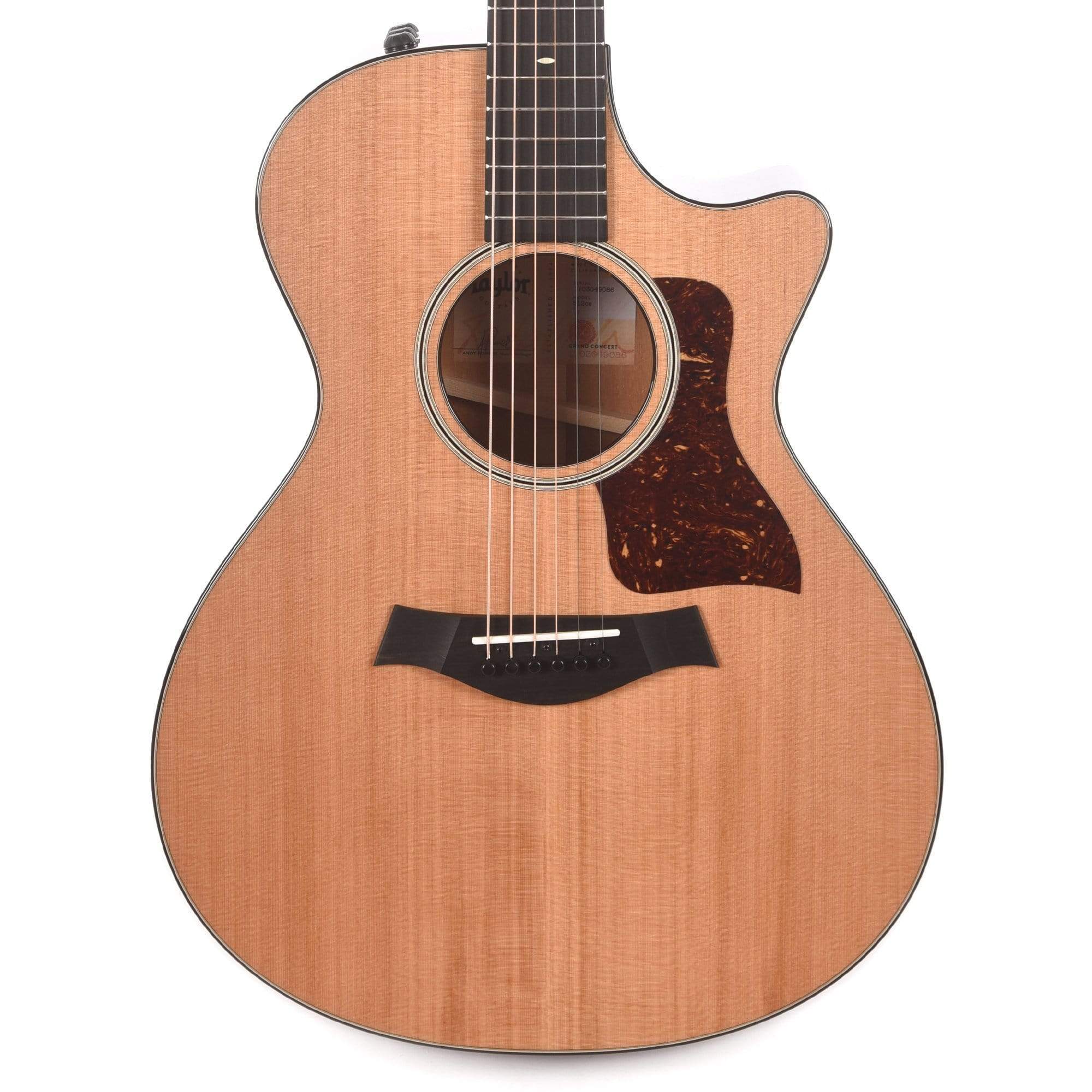 Taylor 512ce Grand Concert Western Red Cedar/Tropical Mahogany Natural ES2 w/V-Class Bracing Acoustic Guitars / Concert