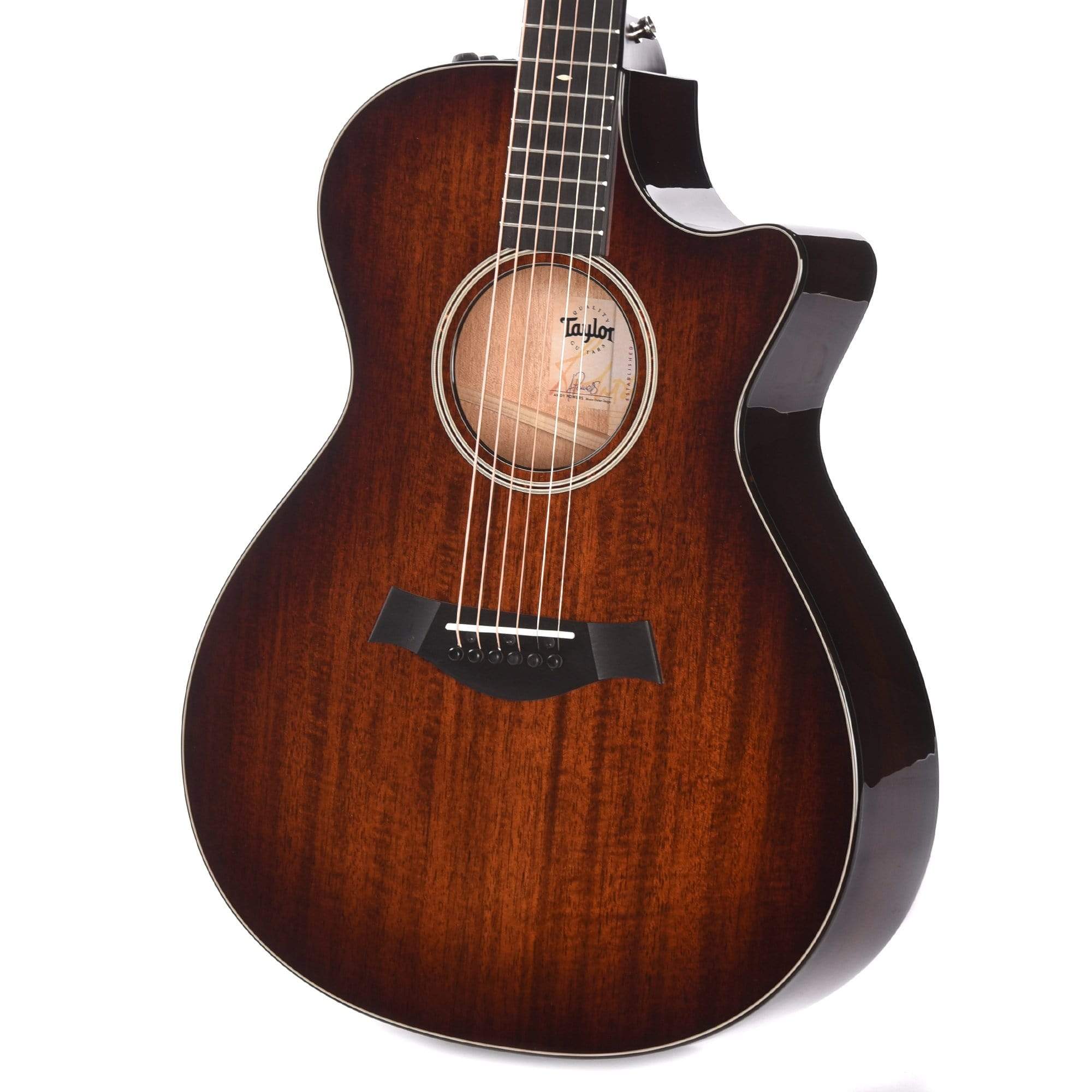 Taylor 522ce Grand Concert Tropical Mahogany Shaded Edgeburst ES2 w/V-Class Bracing Acoustic Guitars / Concert