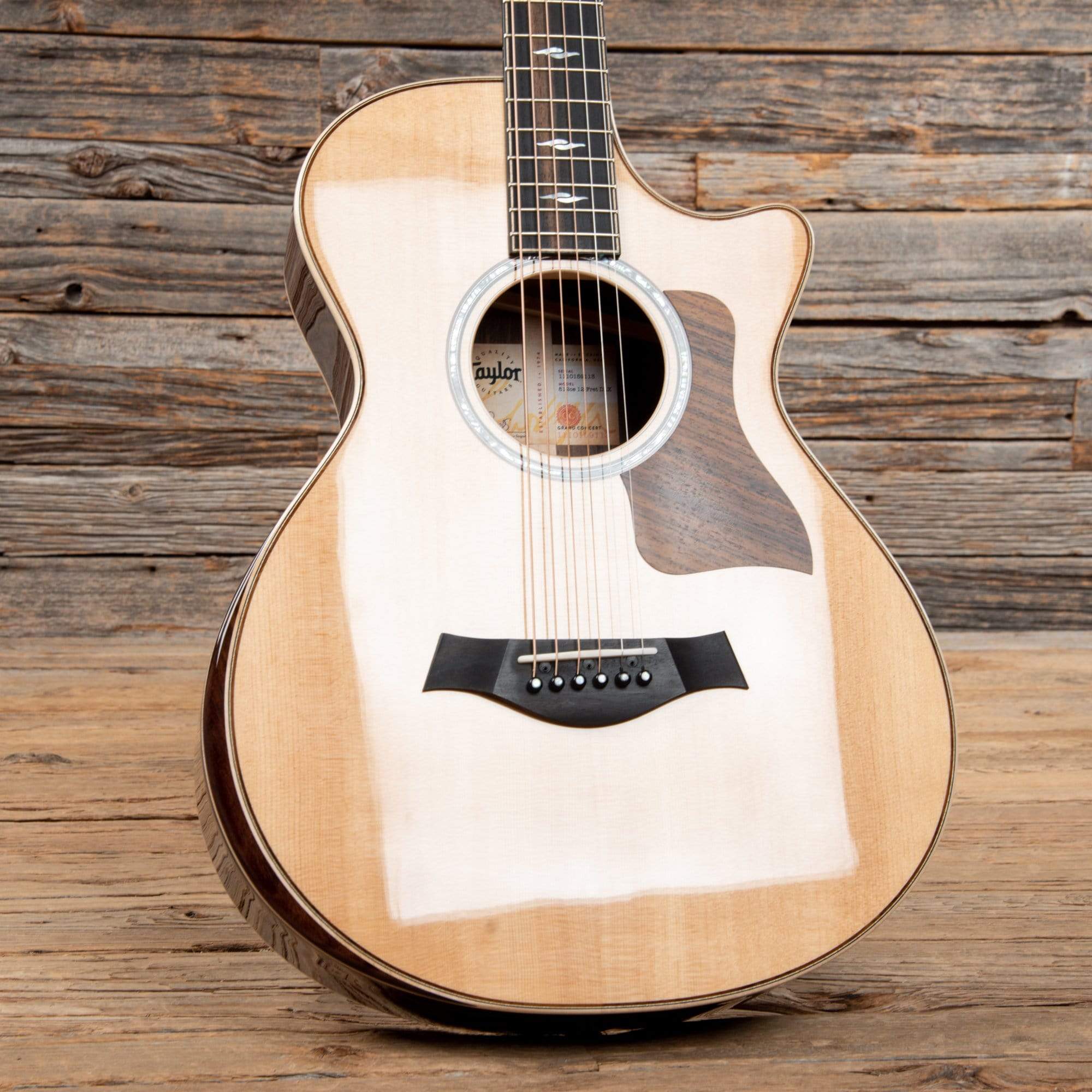 Taylor 812ce DLX 12-Fret w/V-Class Bracing Natural 2019 Acoustic Guitars / Concert