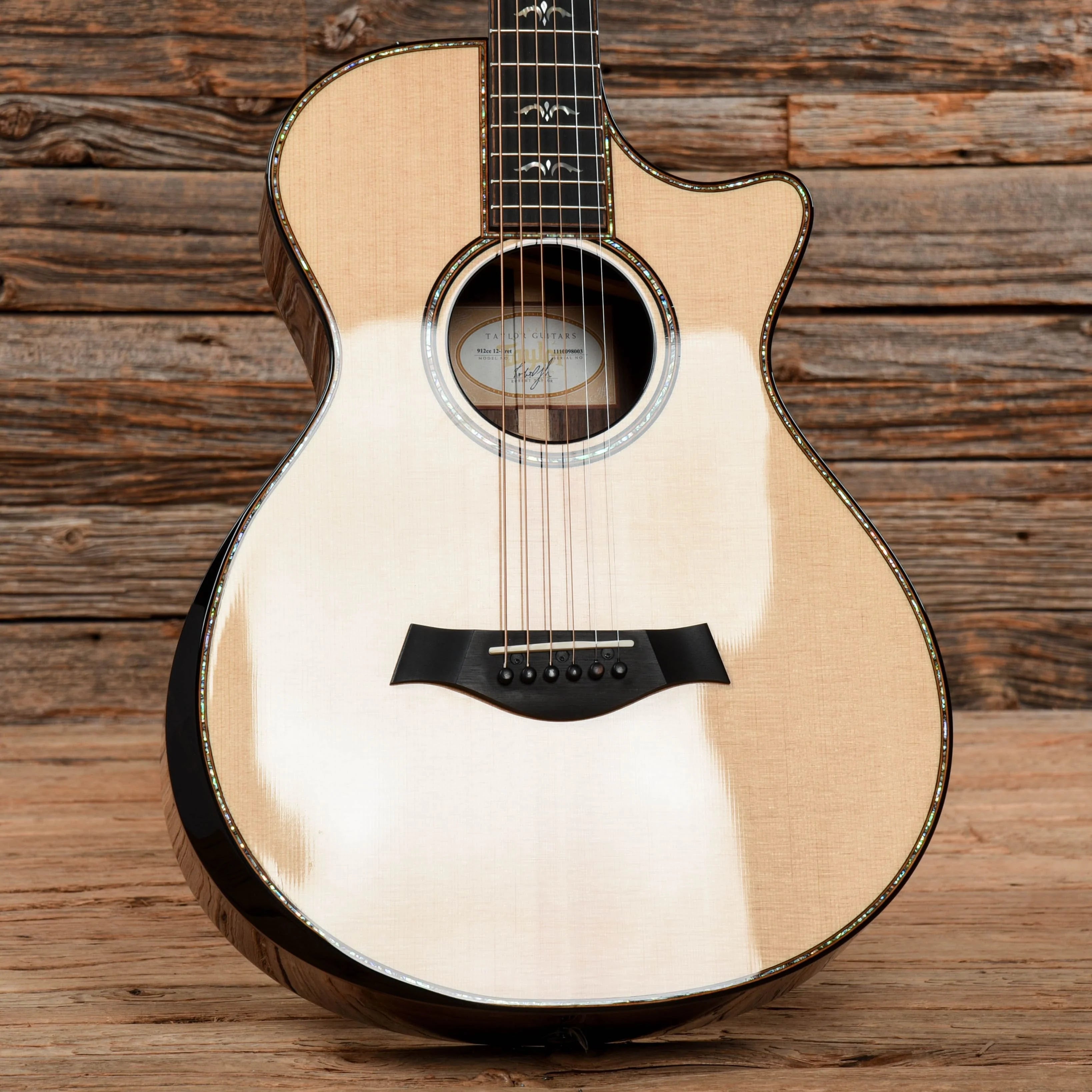 Taylor 912ce 12-Fret with V-Class Bracing Natural 2018 Acoustic Guitars / Concert