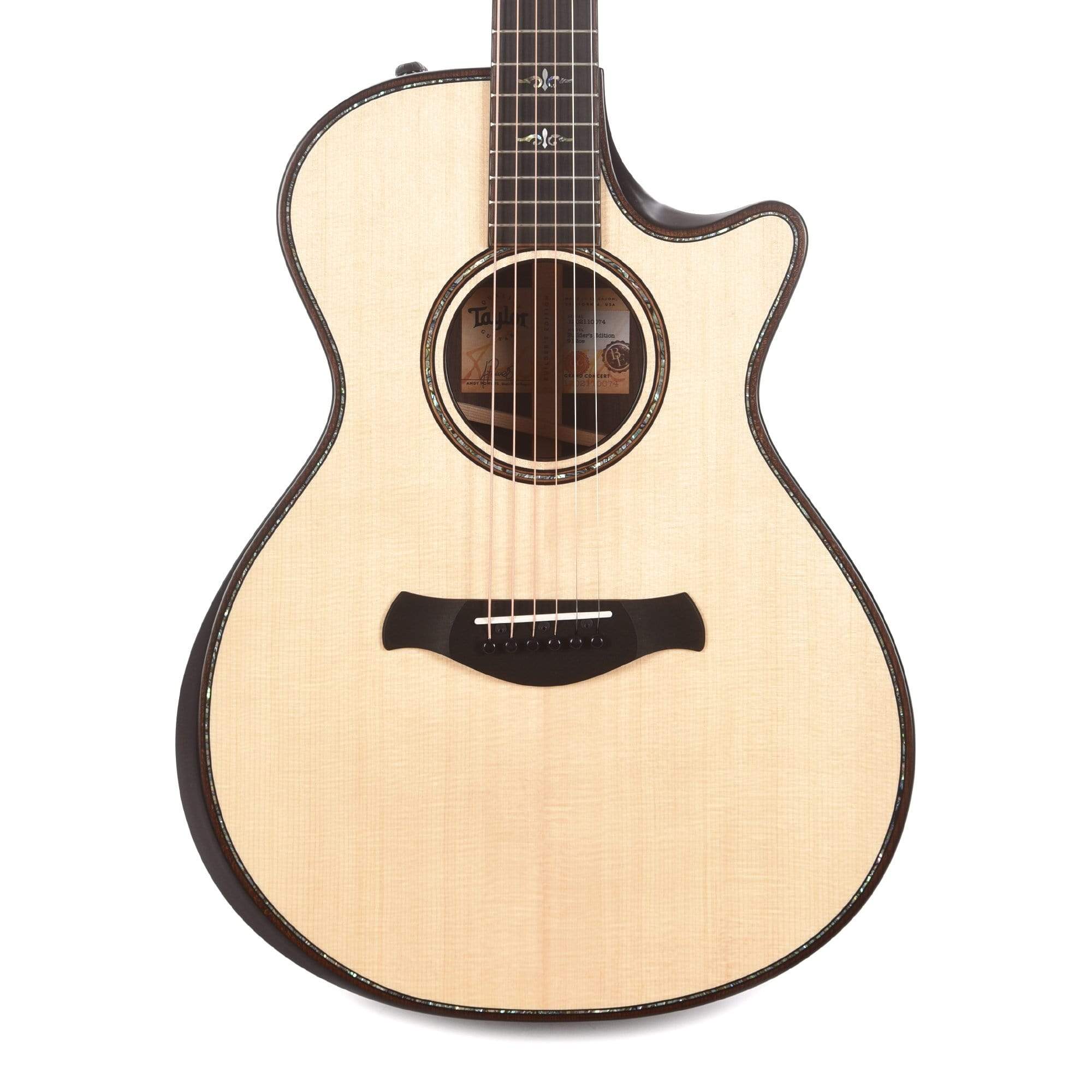 Taylor Builder's Edition 912ce Grand Concert Lutz Spruce/Rosewood Natural ES2 Acoustic Guitars / Concert