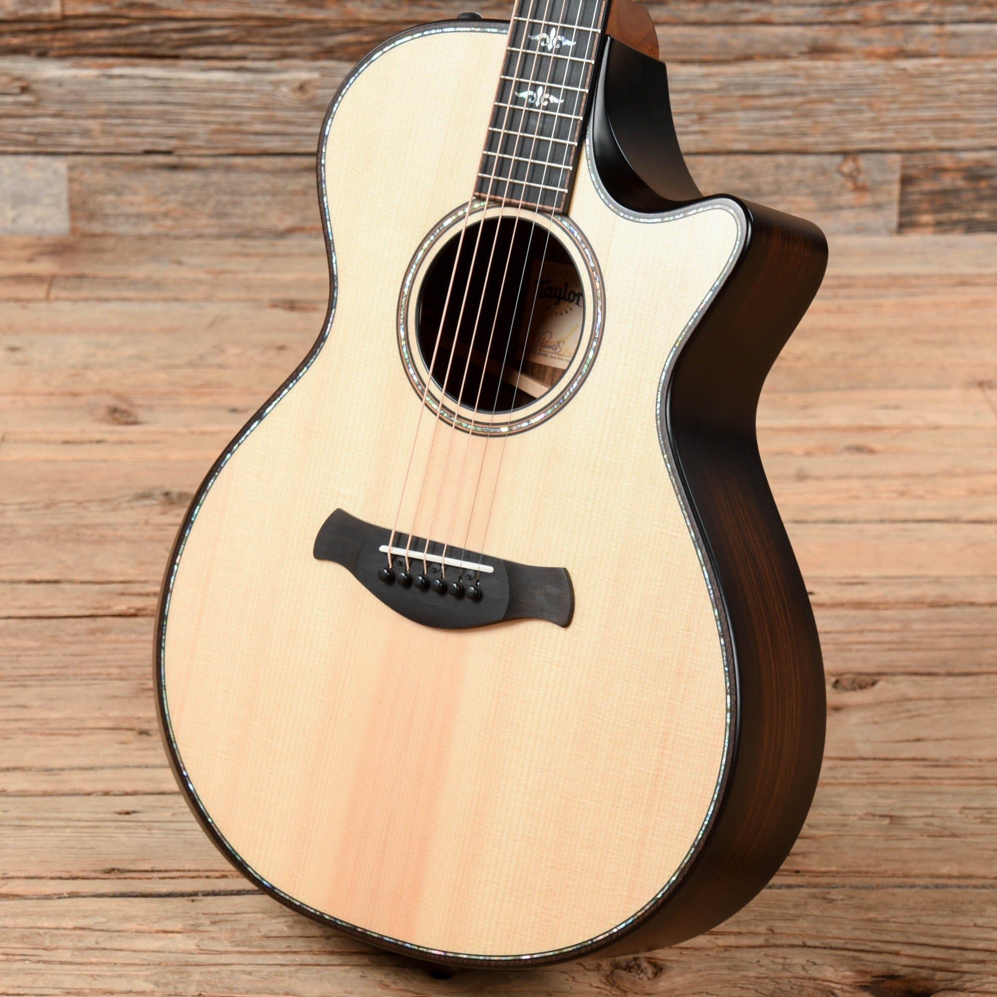 Taylor Builder's Edition 912ce Grand Concert Lutz Spruce/Rosewood Natural ES2 Acoustic Guitars / Concert