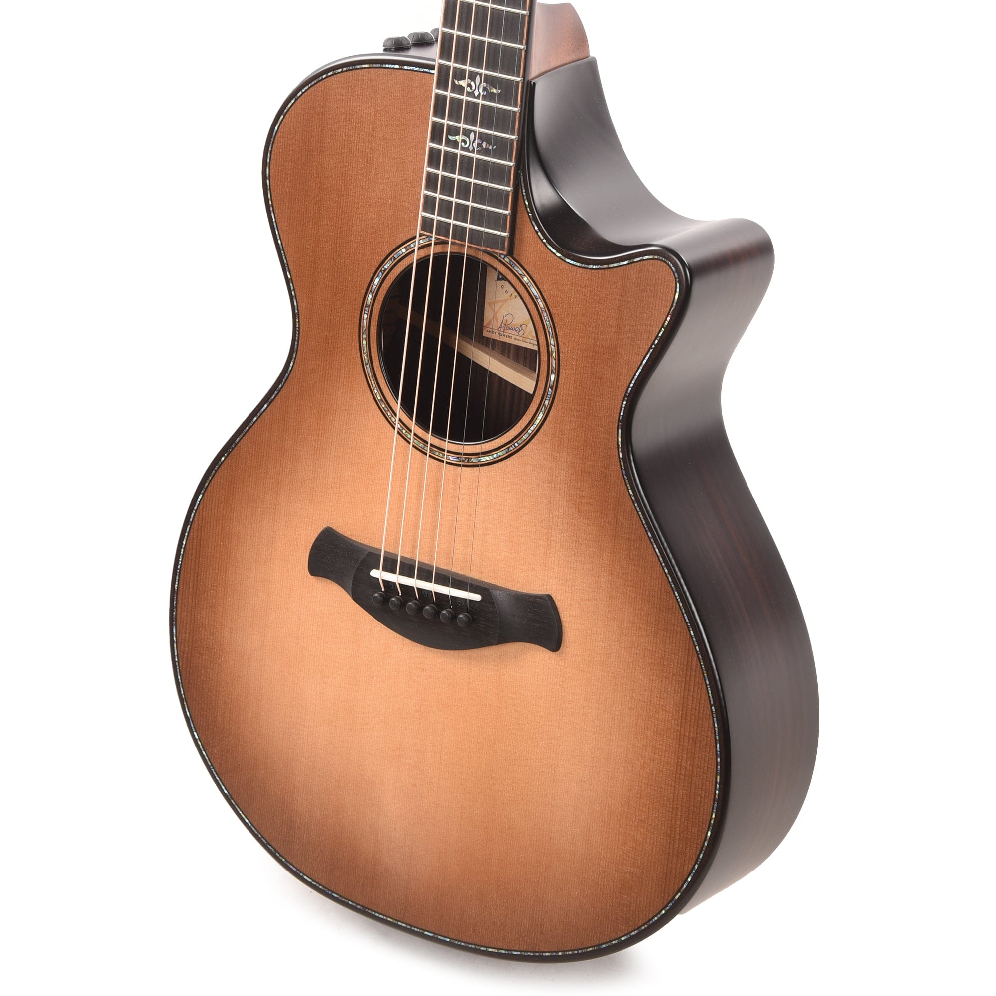 Taylor Builder's Edition 912ce Grand Concert Lutz Spruce/Rosewood Wild Honey Burst ES2 Acoustic Guitars / Concert