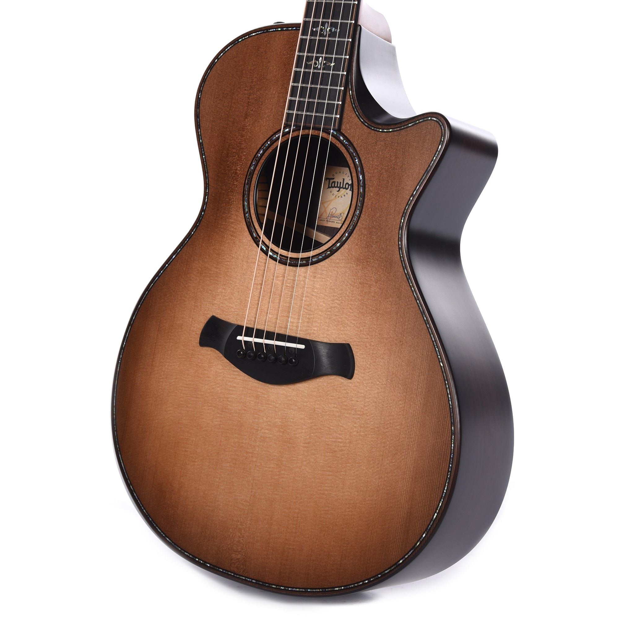 Taylor Builder's Edition 912ce Grand Concert Lutz Spruce/Rosewood Wild Honey Burst ES2 Acoustic Guitars / Concert