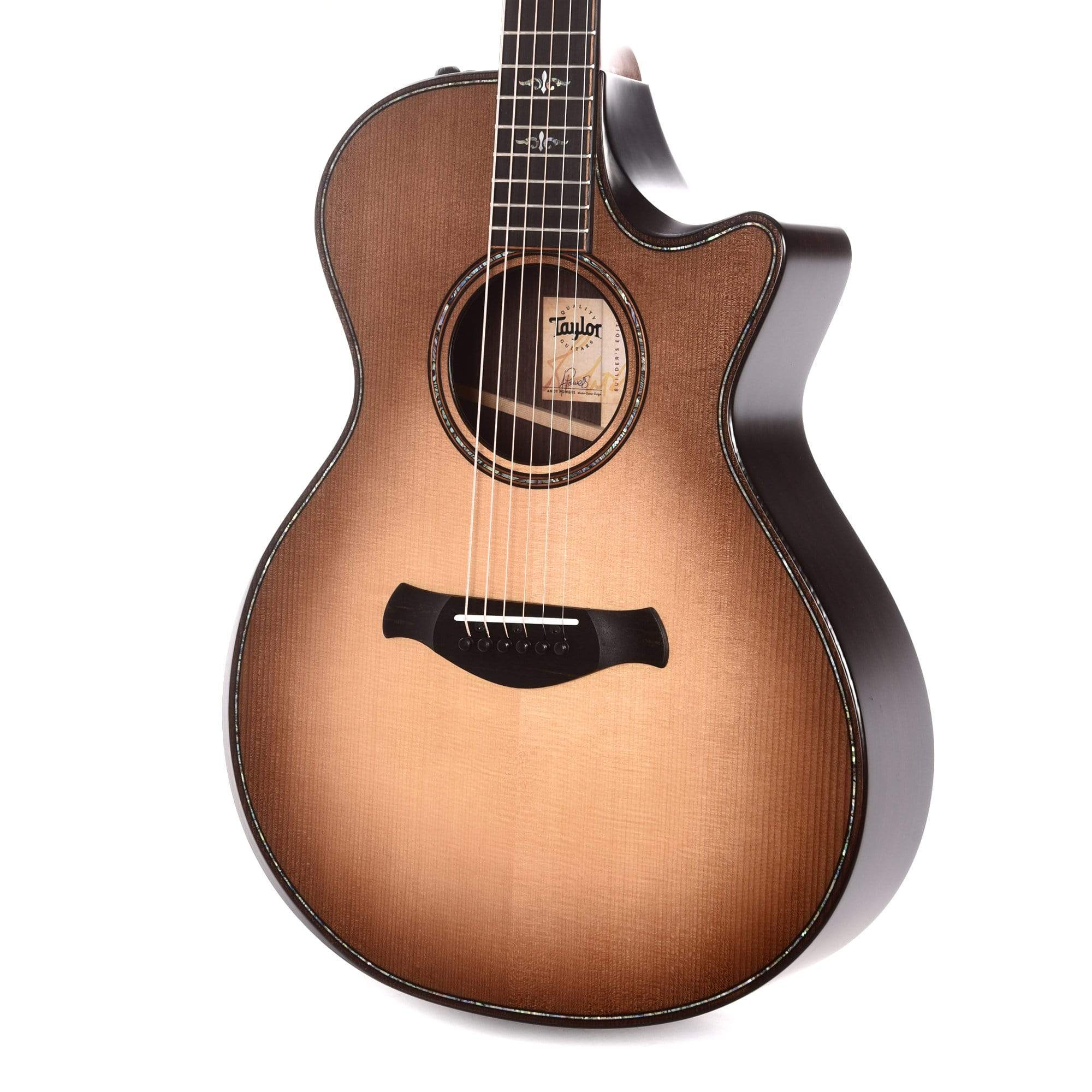 Taylor Builder's Edition 912ce Grand Concert Lutz Spruce/Rosewood Wild Honey Burst ES2 Acoustic Guitars / Concert