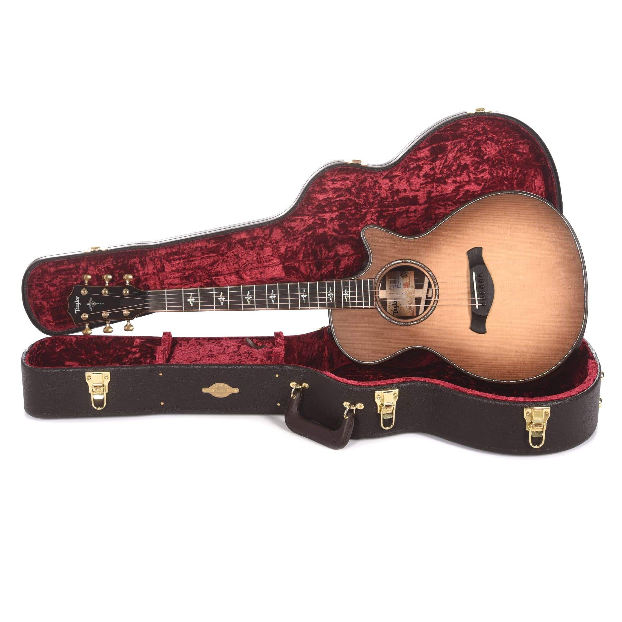 Taylor Builder's Edition 912ce Grand Concert Lutz Spruce/Rosewood Wild Honey Burst ES2 Acoustic Guitars / Concert
