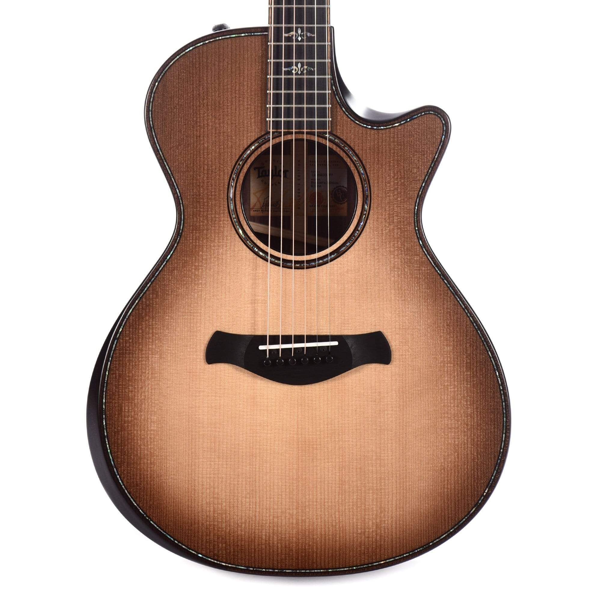 Taylor Builder's Edition 912ce Grand Concert Lutz Spruce/Rosewood Wild Honey Burst ES2 Acoustic Guitars / Concert