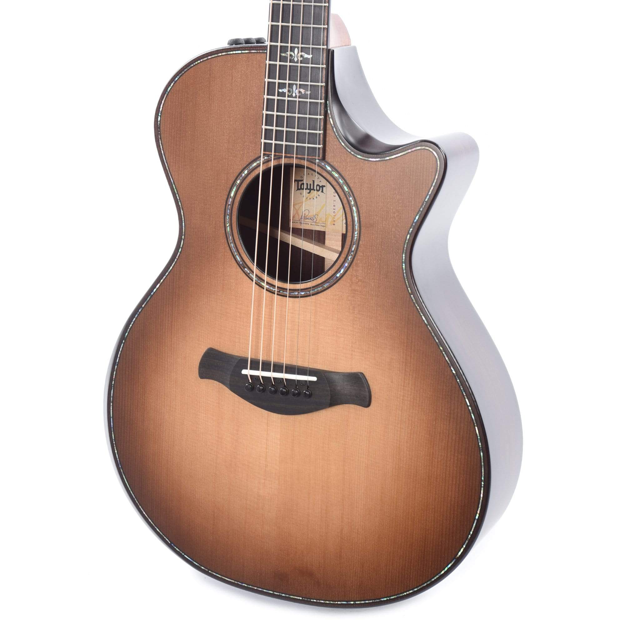 Taylor Builder's Edition 912ce Grand Concert Lutz Spruce/Rosewood Wild Honey Burst ES2 Acoustic Guitars / Concert