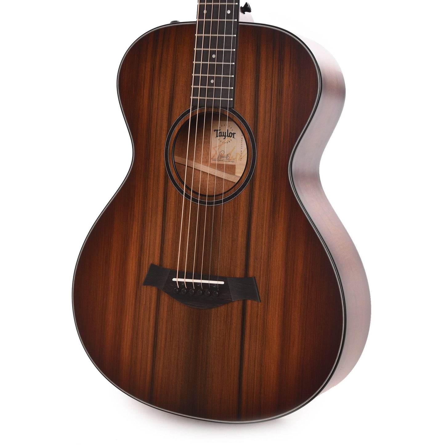 Taylor Custom Grand Concert 12-Fret Satin Shaded Edgeburst Figured Mahogany & Sinker Redwood w/Slot Headstock & Ebony Binding Acoustic Guitars / Concert