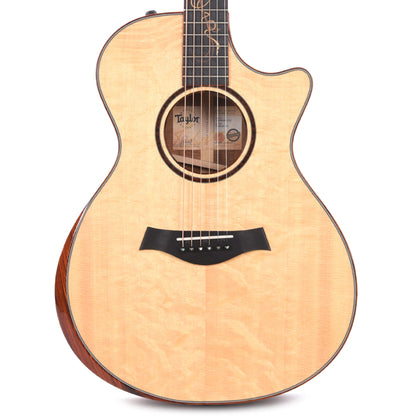 Taylor Custom Grand Concert Master Grade Hawaiian Koa & Bearclaw Lutz Spruce Aged Toner Natural w/Cocobolo Binding & Engraved Twist Inlay Acoustic Guitars / Concert