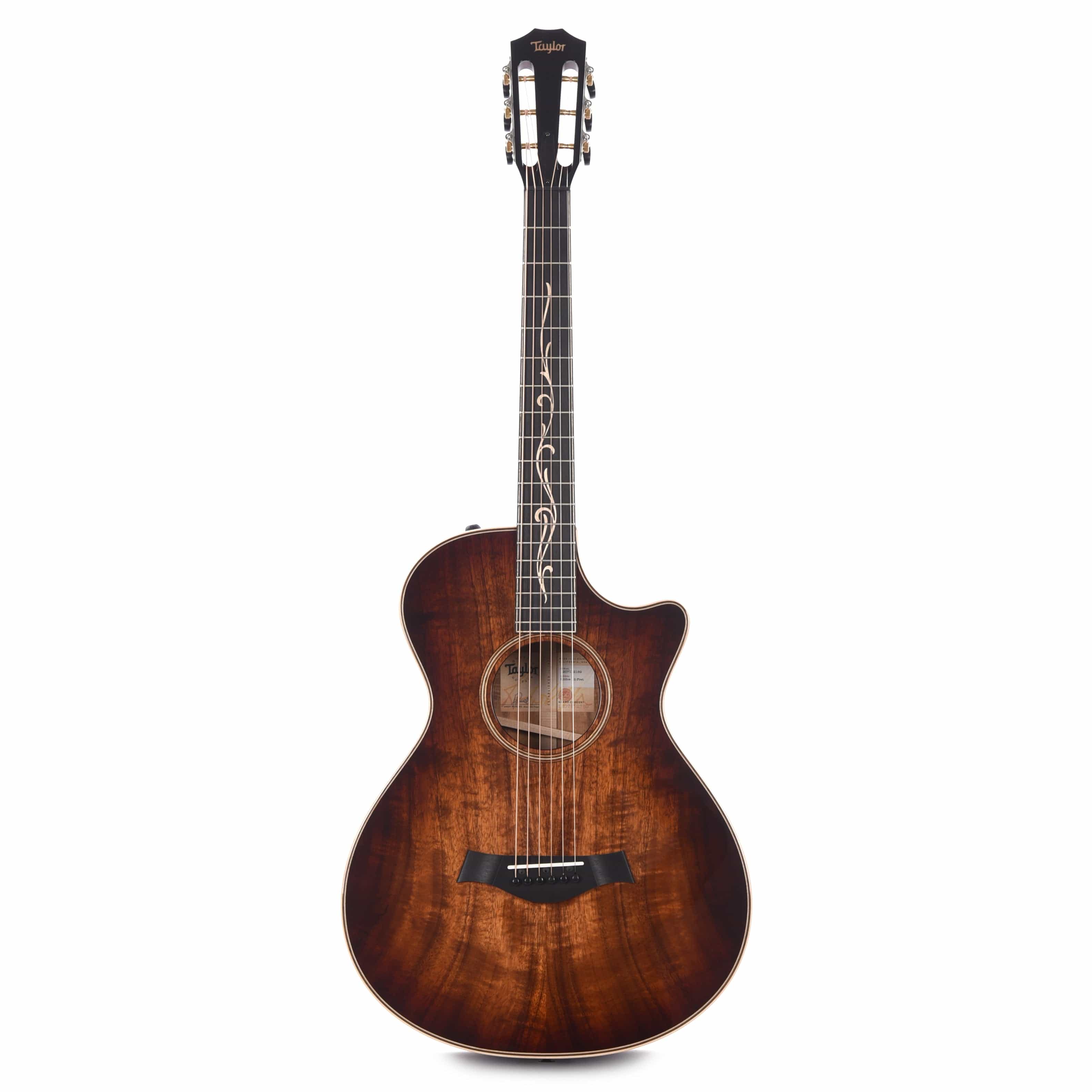 Taylor K22ce 12-Fret Grand Concert Hawaiian Koa Shaded Edgeburst ES2 Acoustic Guitars / Concert