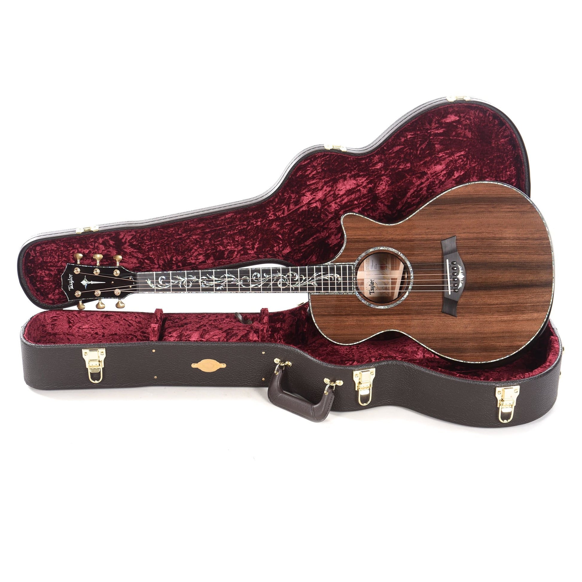 Taylor PS12ce Grand Concert Sinker/Figured Blackwood ES2 w/V-Class Bracing & Radius Armrest Acoustic Guitars / Concert
