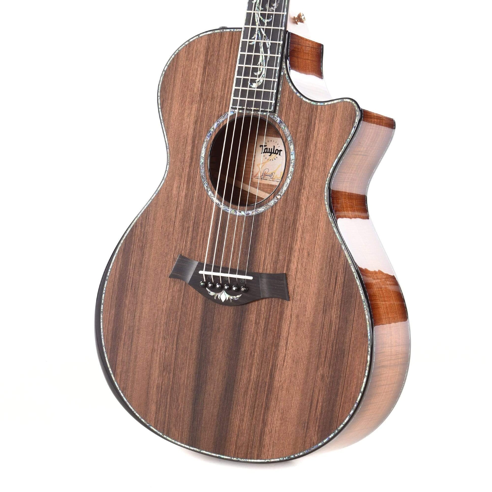 Taylor PS12ce Grand Concert Sinker/Figured Blackwood ES2 w/V-Class Bracing & Radius Armrest Acoustic Guitars / Concert