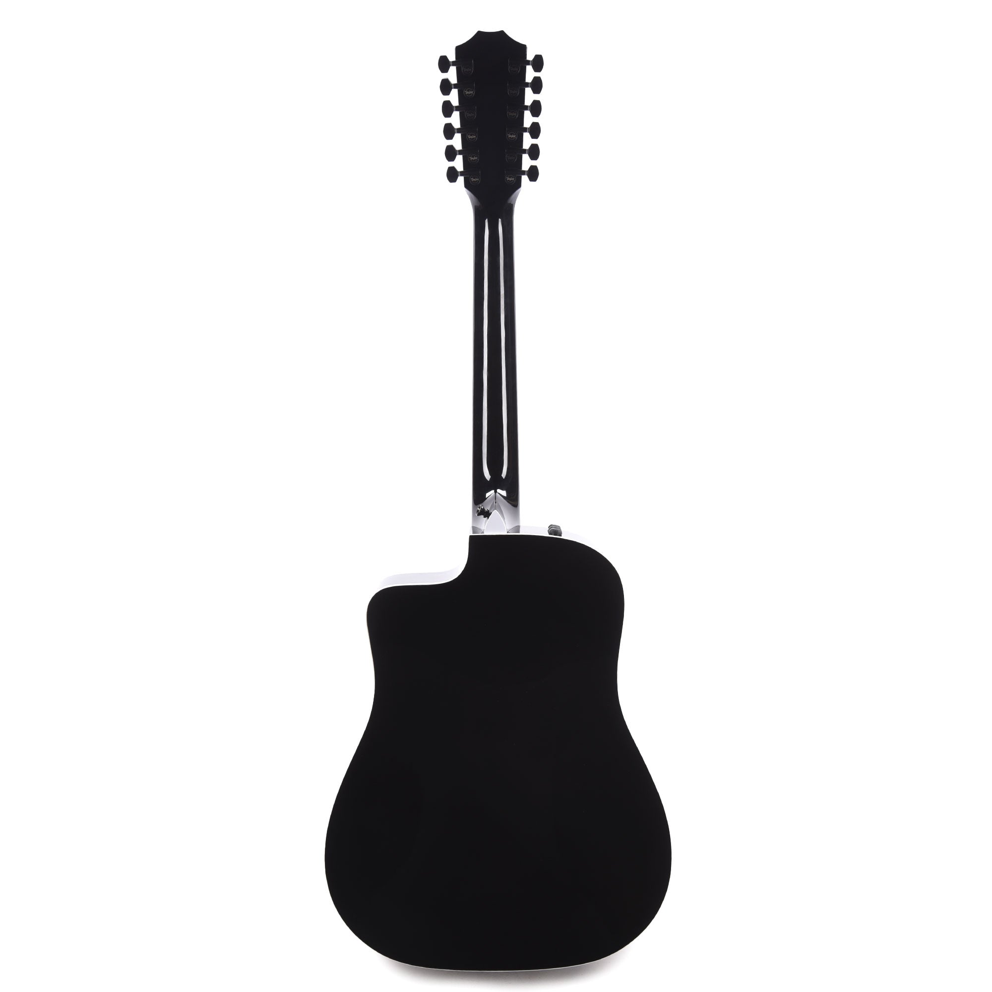 Taylor 250ce-BLK Plus 12-String Dreadnought Spruce/Big Leaf Maple Black Acoustic Guitars / Dreadnought