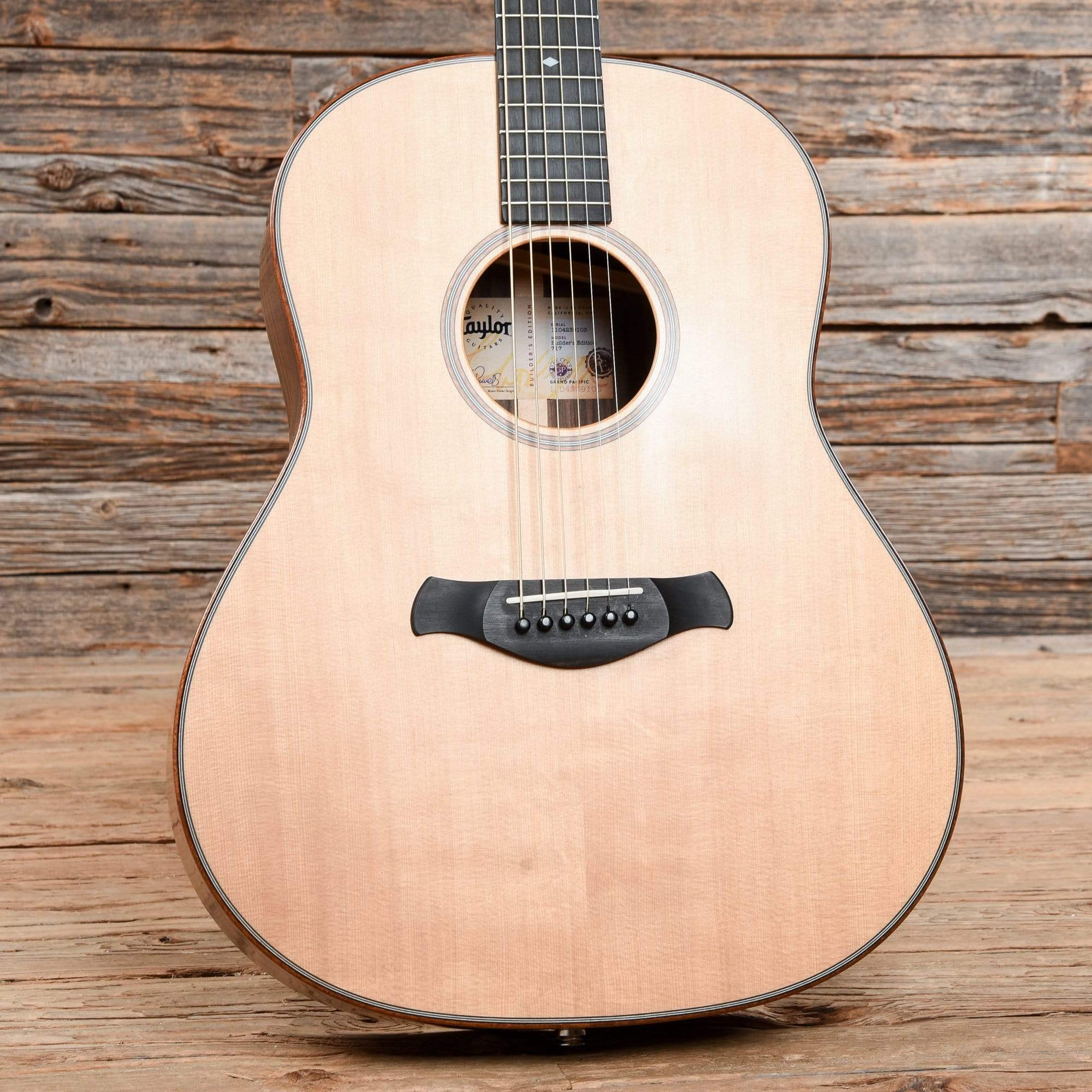 Taylor 717 Builder's Edition Natural 2019 Acoustic Guitars / Dreadnought