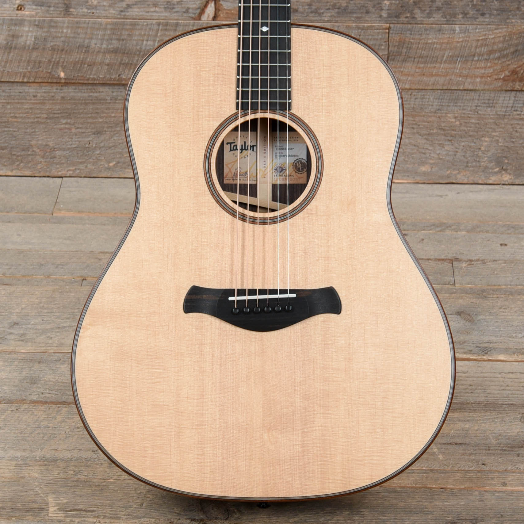 Taylor 717 Builder's Edition Torrefied Sitka/Rosewood Grand Pacific Natural Acoustic Guitars / Dreadnought