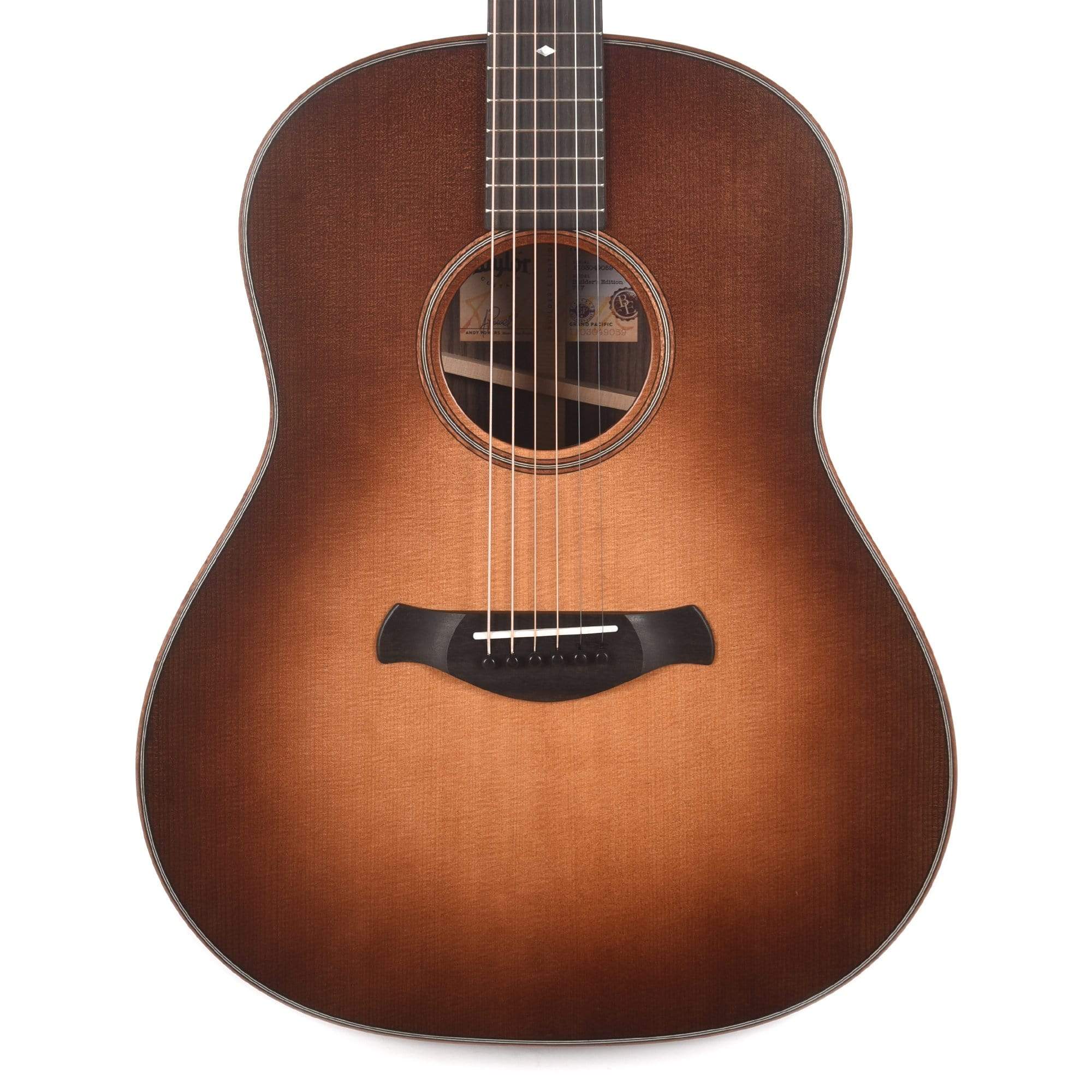 Taylor 717 Builder's Edition Torrefied Sitka/Rosewood Grand Pacific Wild Honey Burst Acoustic Guitars / Dreadnought
