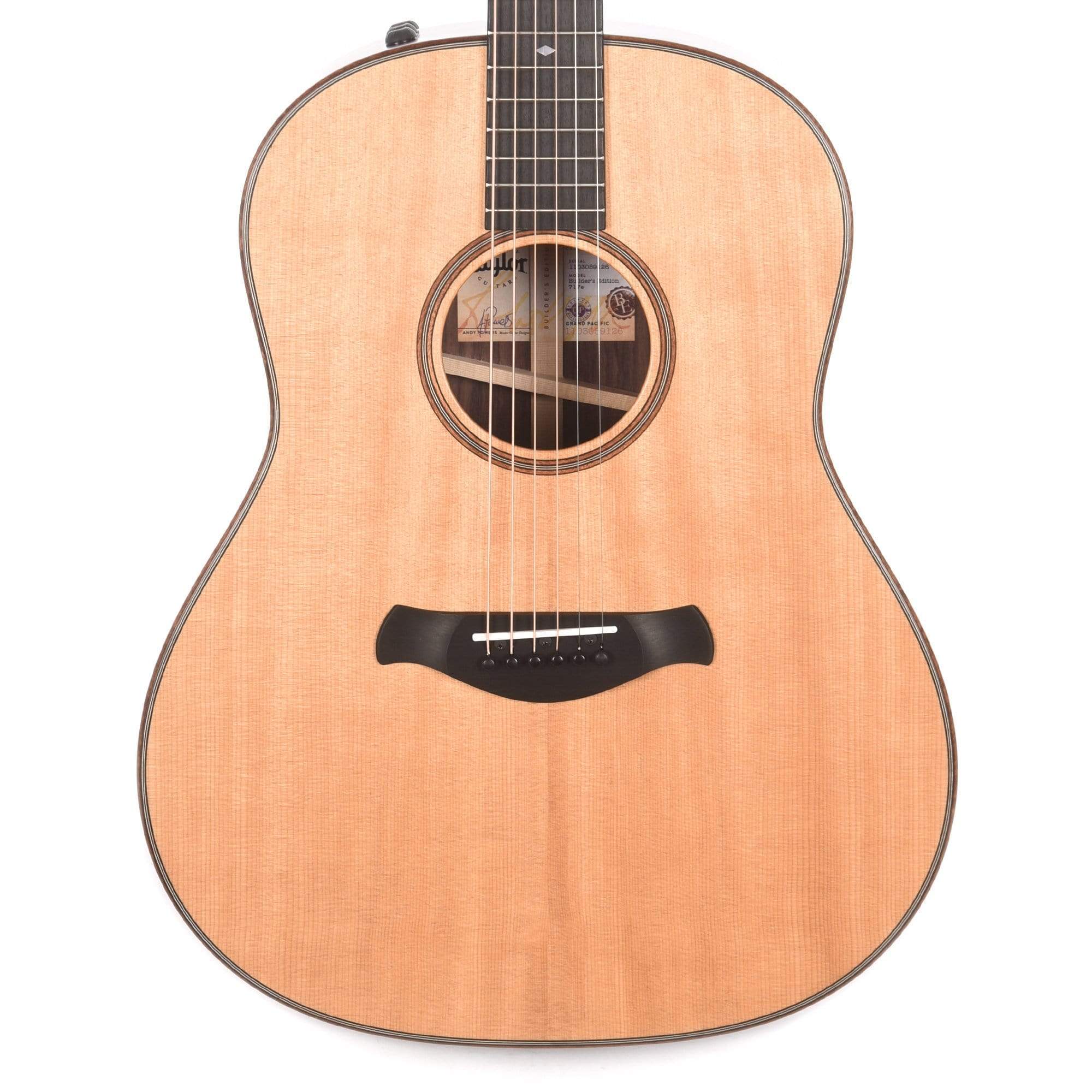 Taylor 717e Builder's Edition Torrefied Sitka/Rosewood Grand Pacific Natural ES2 Acoustic Guitars / Dreadnought