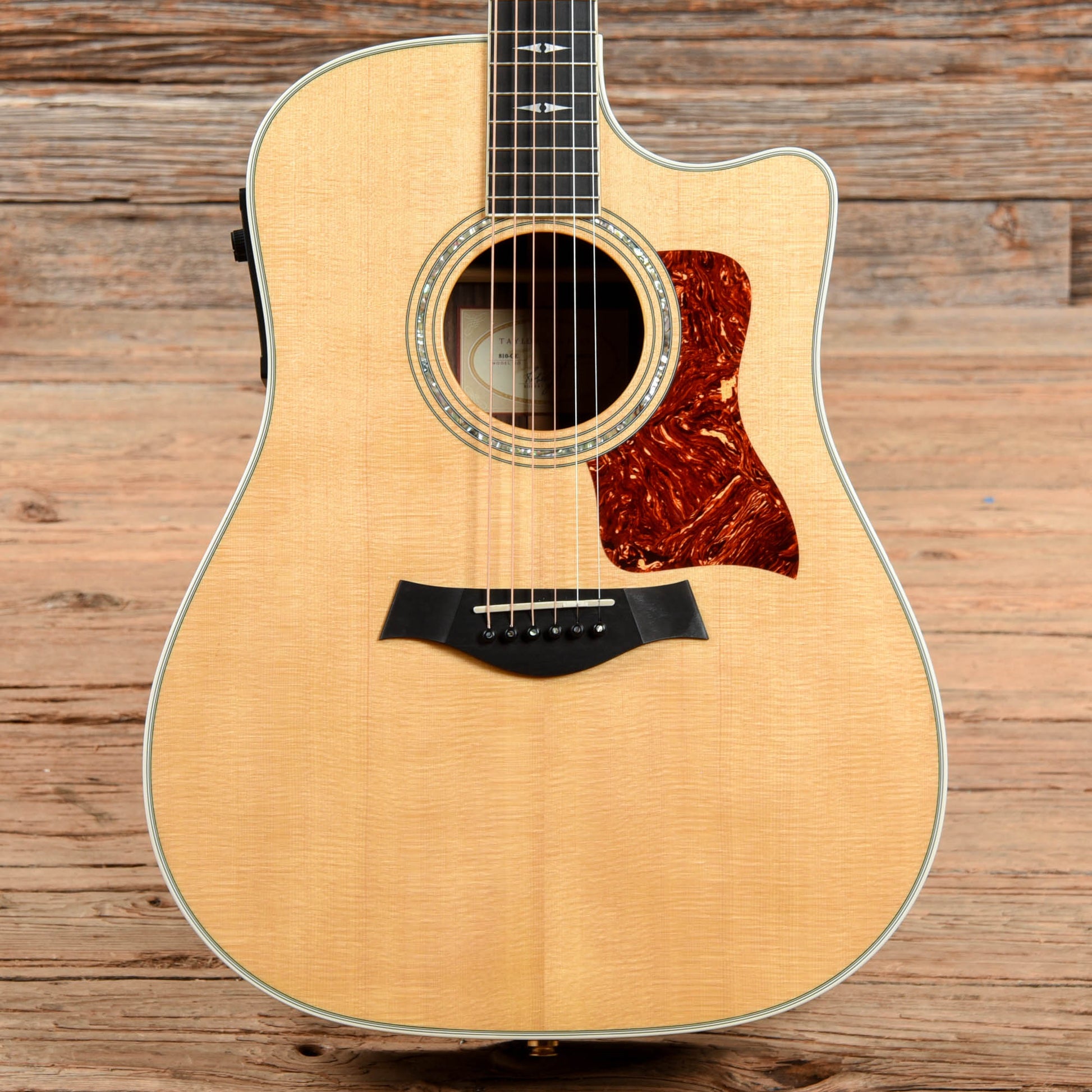 Taylor 810ce w/ Fishman Electronics Natural 2002 Acoustic Guitars / Dreadnought