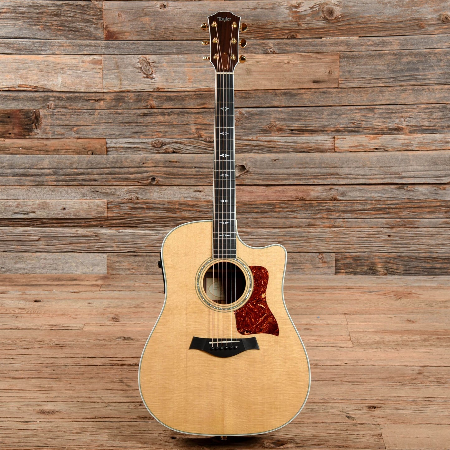 Taylor 810ce w/ Fishman Electronics Natural 2002 Acoustic Guitars / Dreadnought