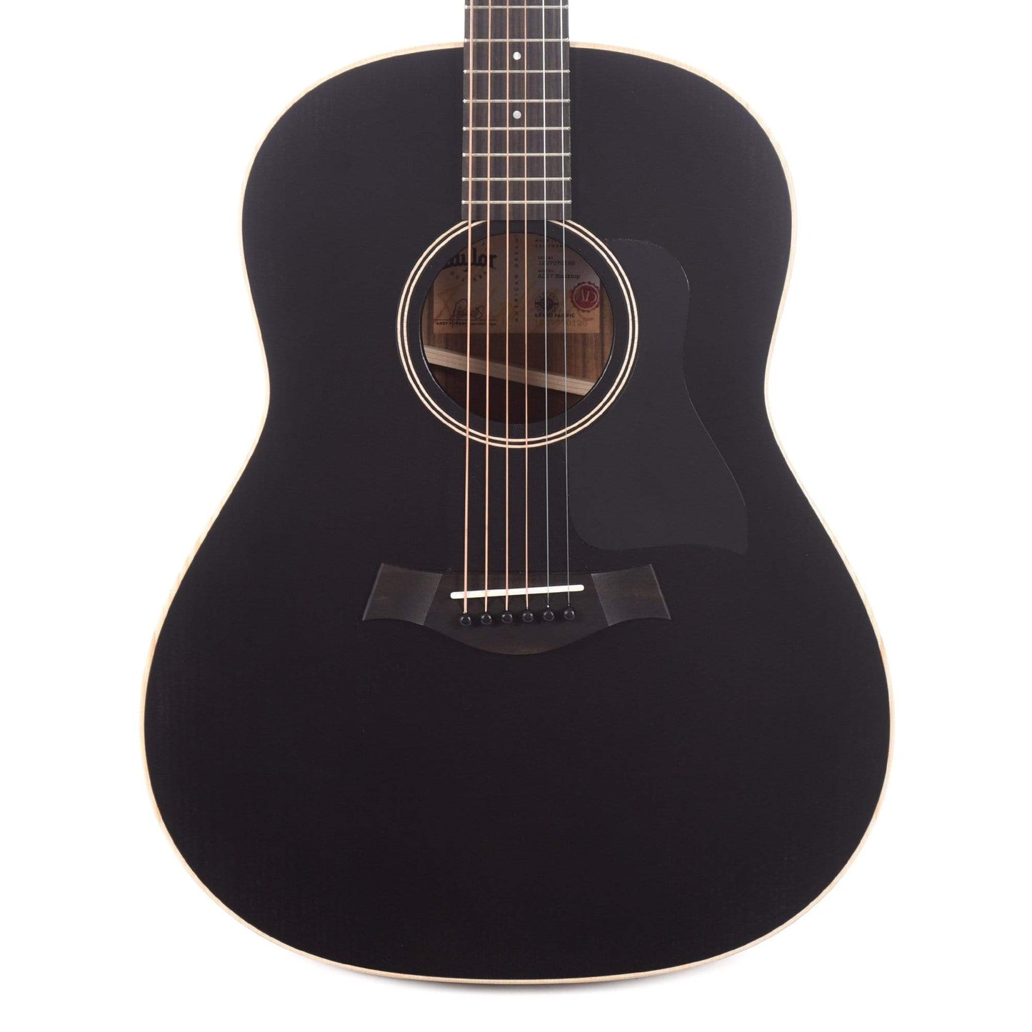 Taylor American Dream AD17 Spruce/Ovangkol Blacktop w/AeroCase Acoustic Guitars / Dreadnought