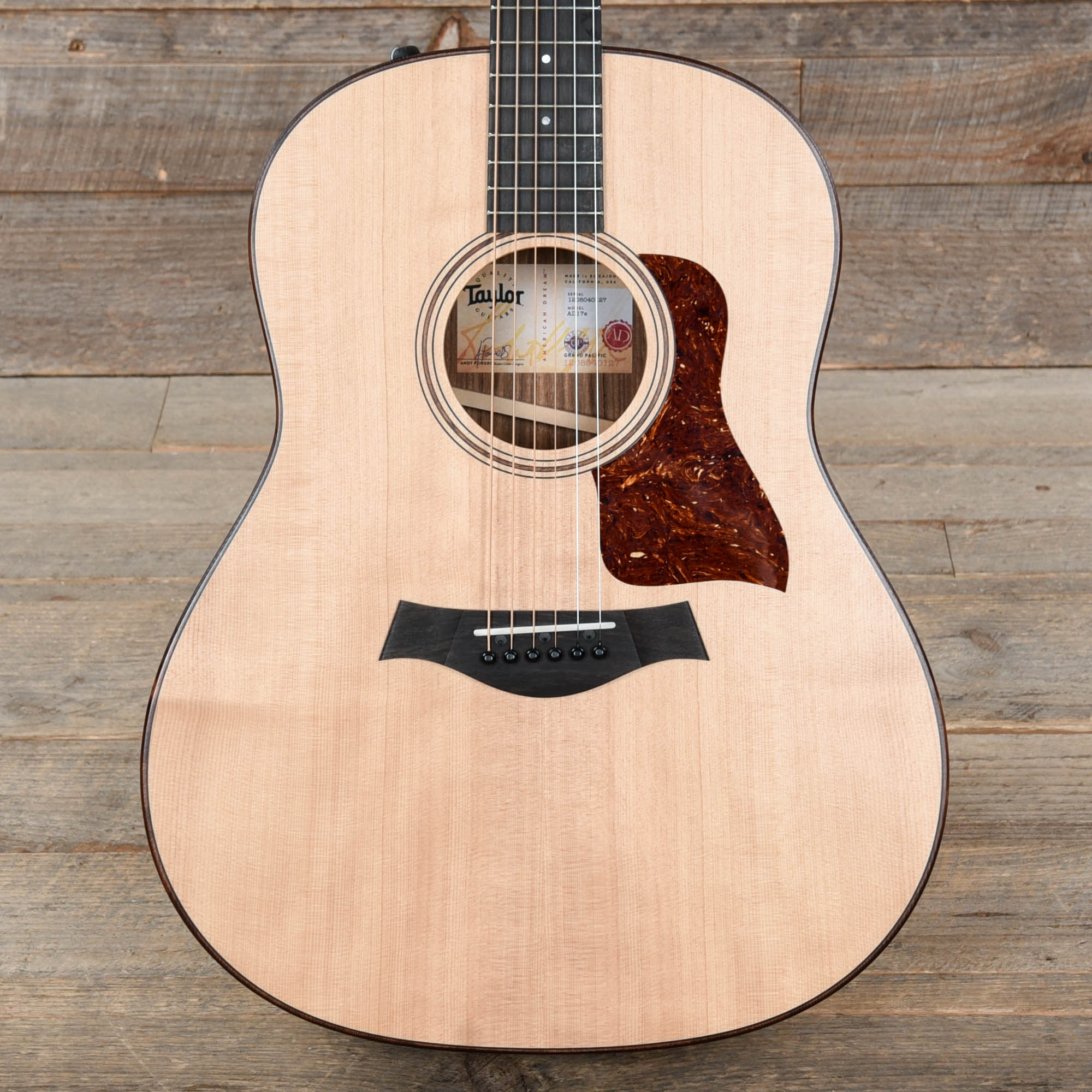 Taylor American Dream AD17e Spruce/Ovangkol Natural ES2 Acoustic Guitars / Dreadnought