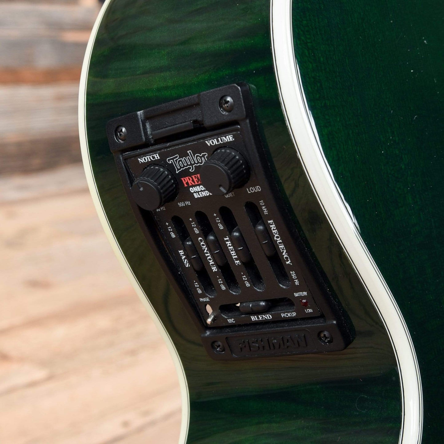 Taylor 655ce Transparent Green 1999 Acoustic Guitars / Jumbo