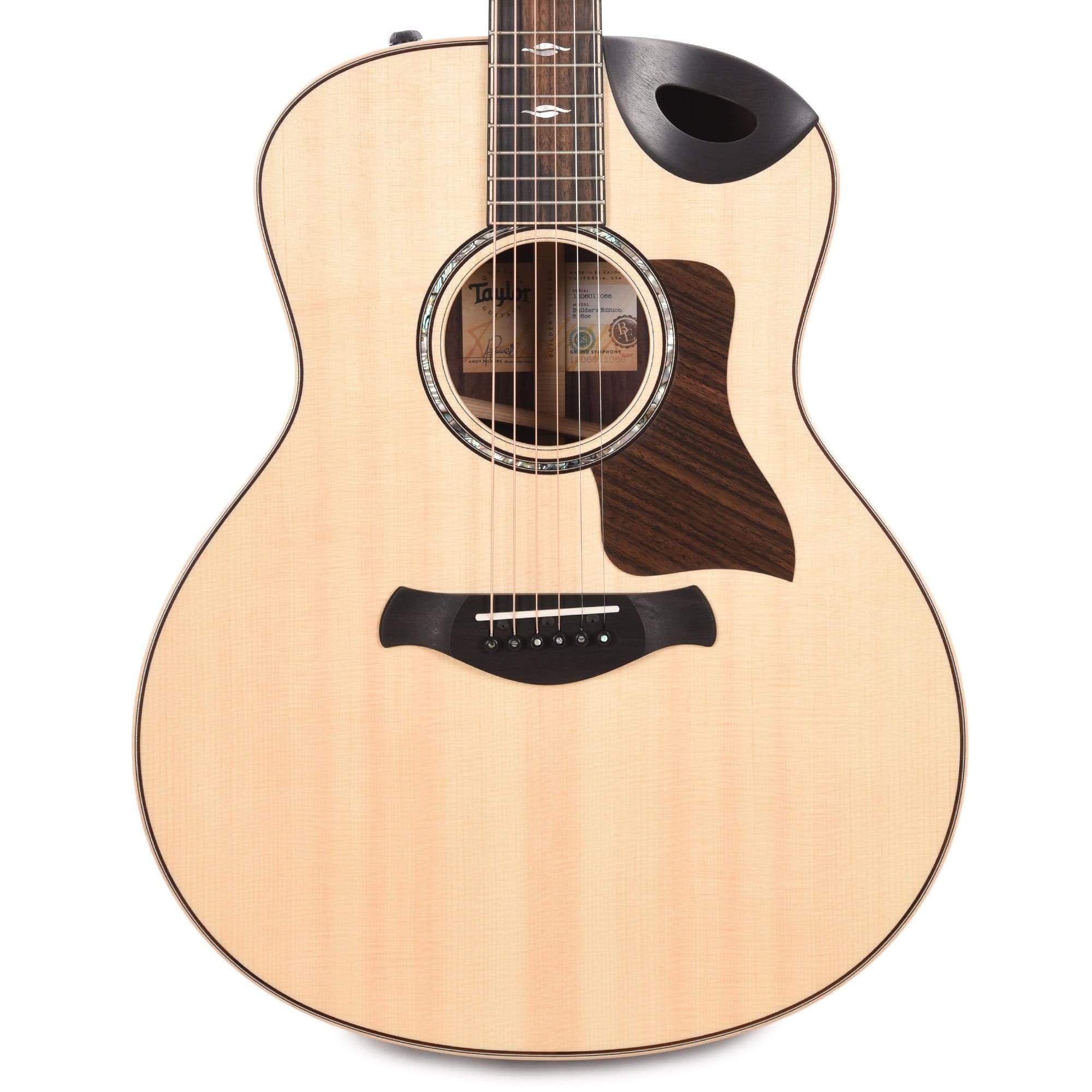 Taylor Builder's Edition 816ce Grand Symphony Lutz Spruce/Rosewood Natural ES2 w/Soundport Cutaway Acoustic Guitars / Jumbo