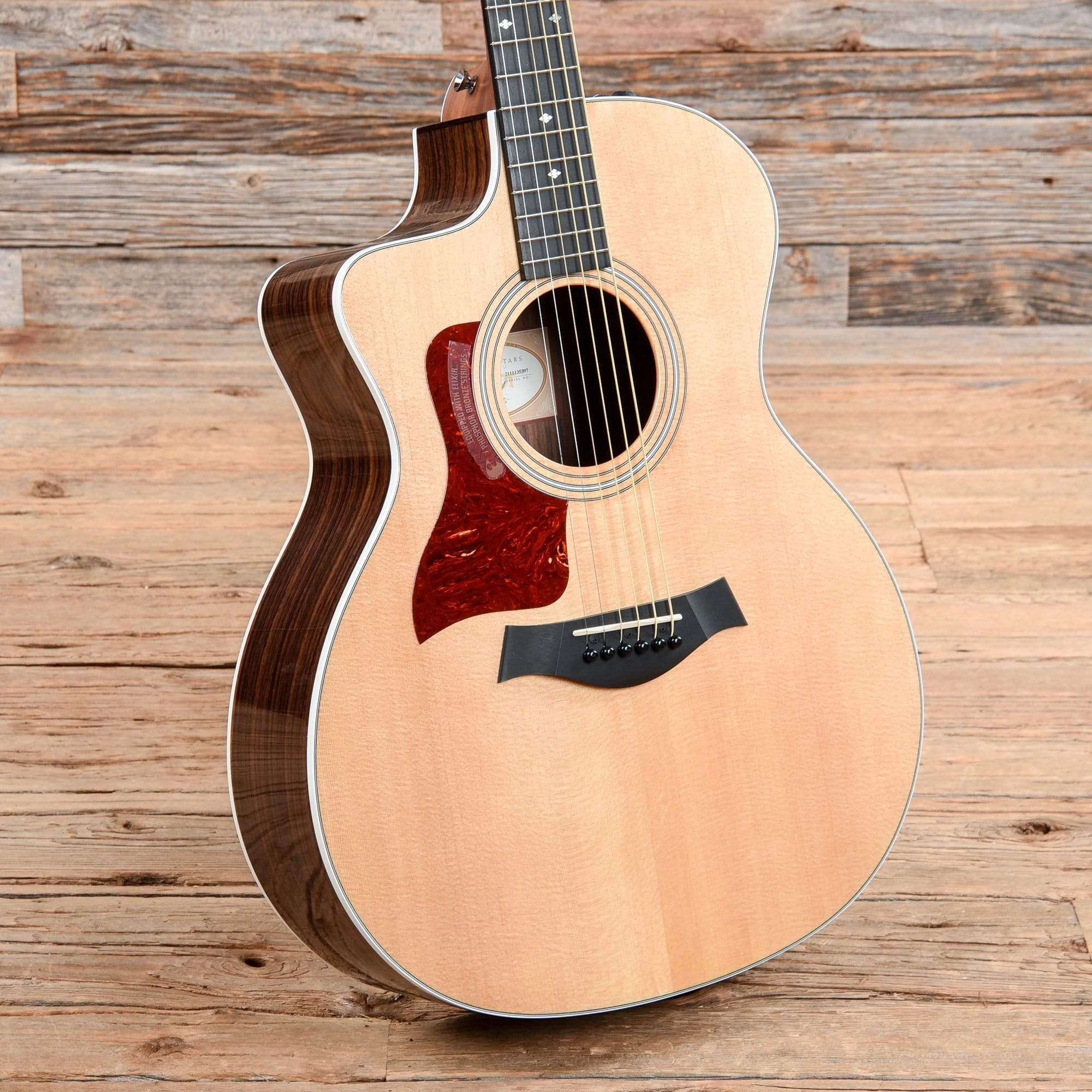 Taylor 214ce Deluxe Natural LEFTY Acoustic Guitars / Left-Handed,Acoustic Guitars / OM and Auditorium