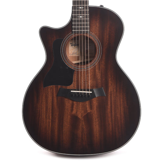 Taylor 324ce LEFTY Grand Auditorium Mahogany Shaded Edgeburst ES2 Acoustic Guitars / Left-Handed