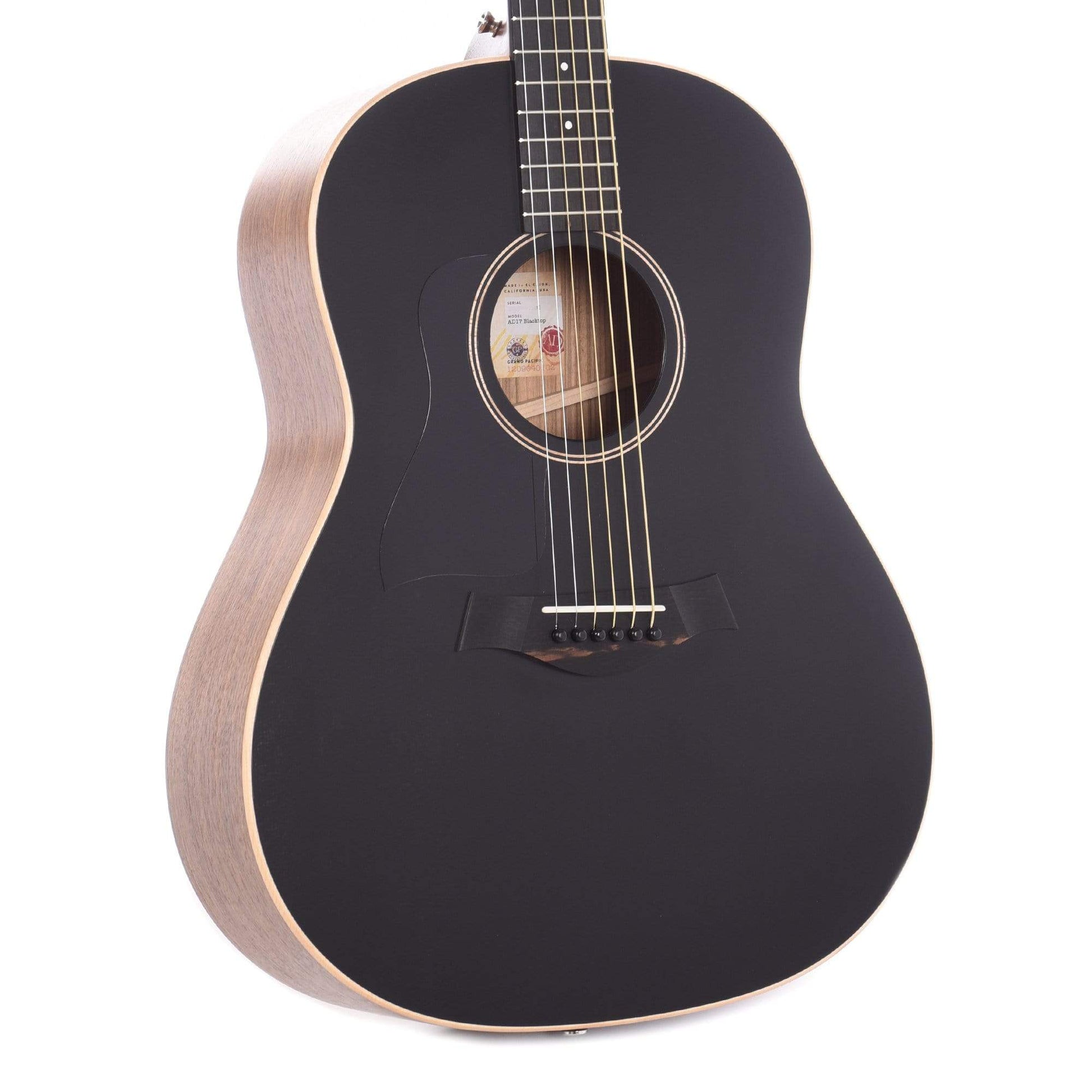 Taylor American Dream AD17 Spruce/Ovangkol Blacktop LEFTY w/AeroCase Acoustic Guitars / Left-Handed
