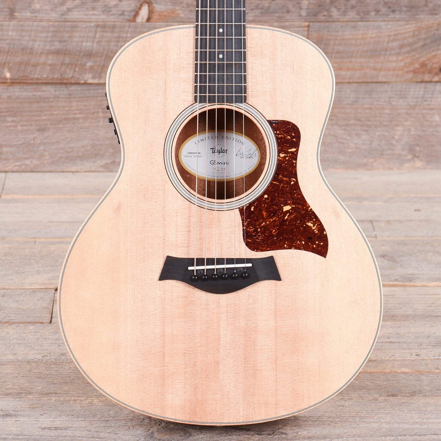 Taylor GS Mini-e LTD Sitka/Ovangkol Natural ESB Acoustic Guitars / Mini/Travel