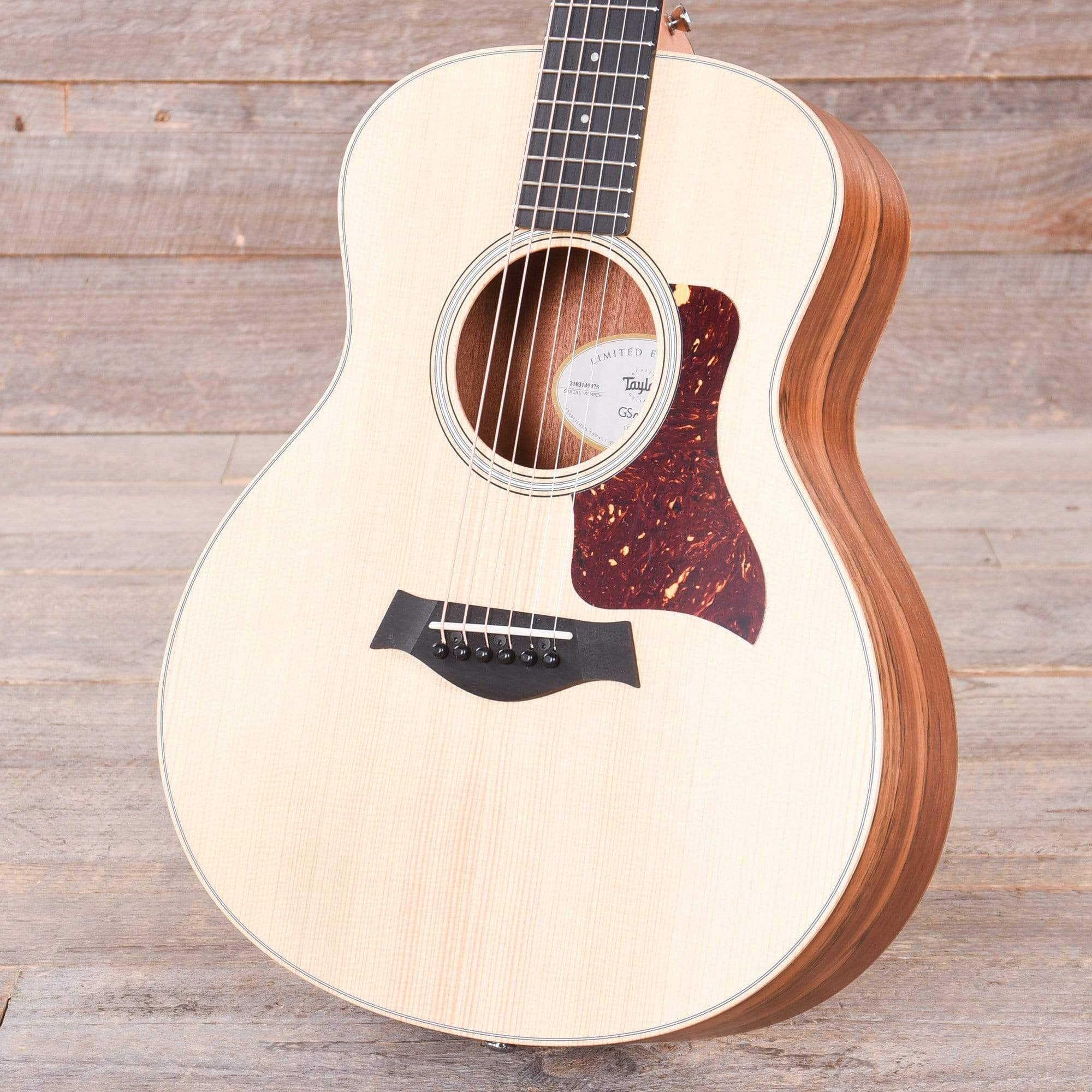 Taylor GS Mini-e LTD Sitka/Ovangkol Natural ESB w/Gig Bag Acoustic Guitars / Mini/Travel