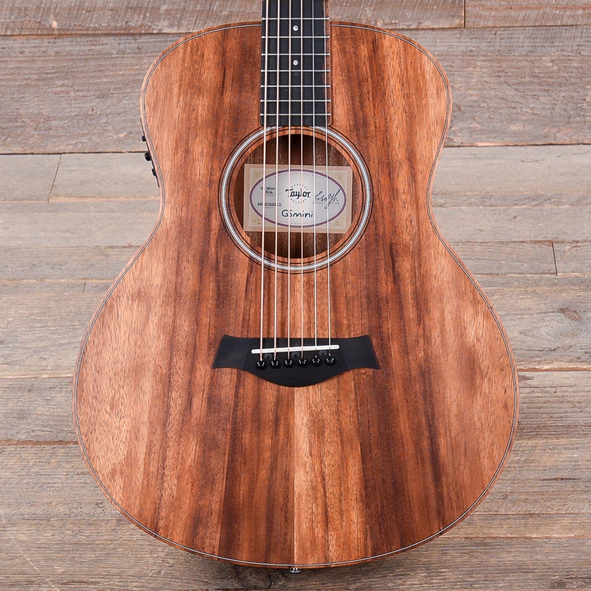 Taylor GS Mini-e Solid Koa Top ESB w/Gig Bag Acoustic Guitars / Mini/Travel