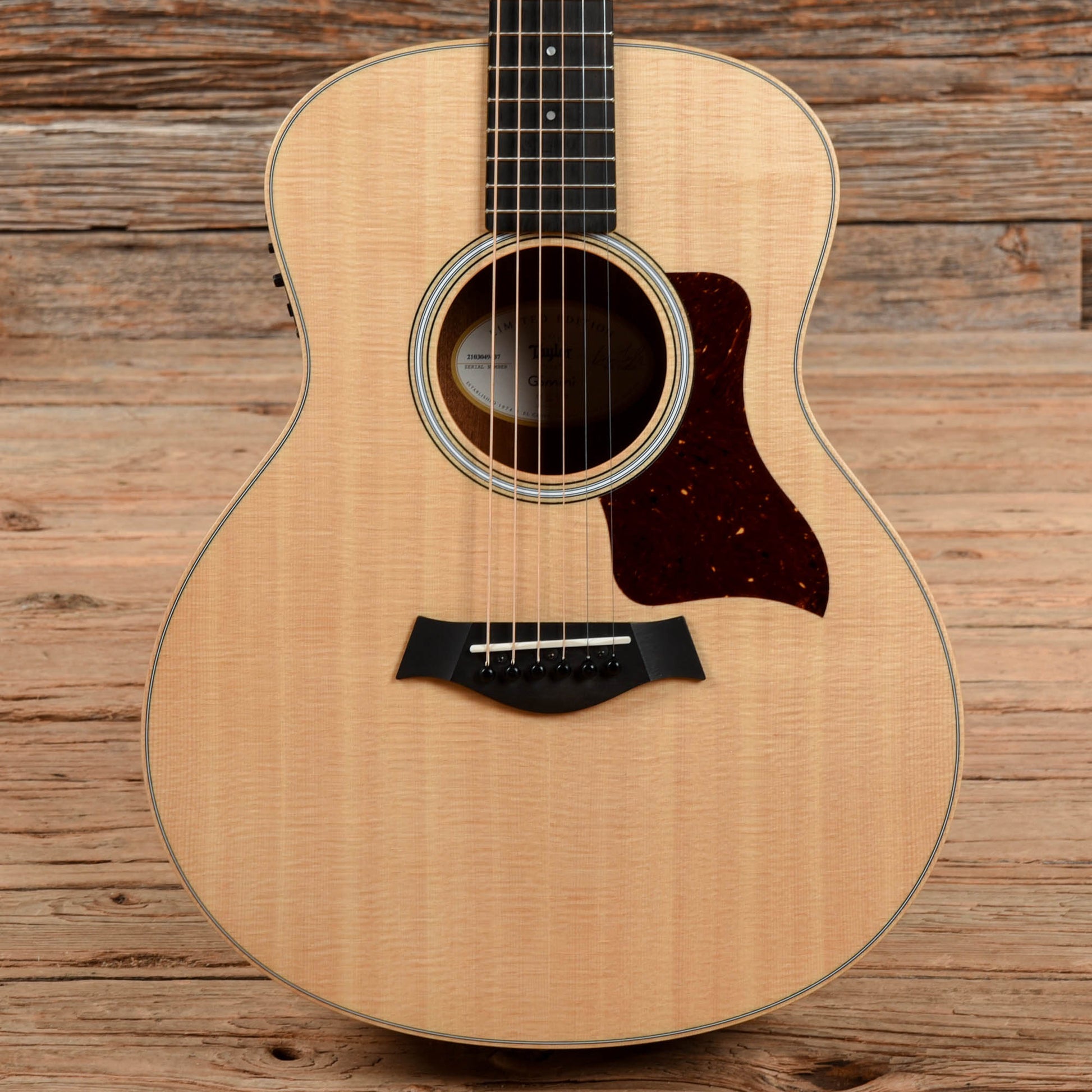 Taylor Limited Edition GS Mini-e Black Limba Natural 2019 Acoustic Guitars / Mini/Travel